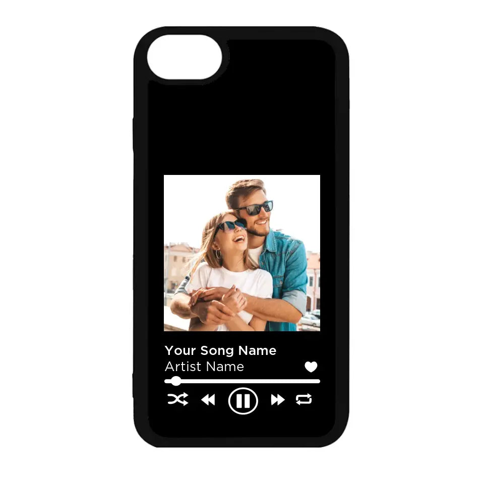 Custom Personalised Spotify Music Player Rubber TPU Case for iPhone, Samsung & Pixel