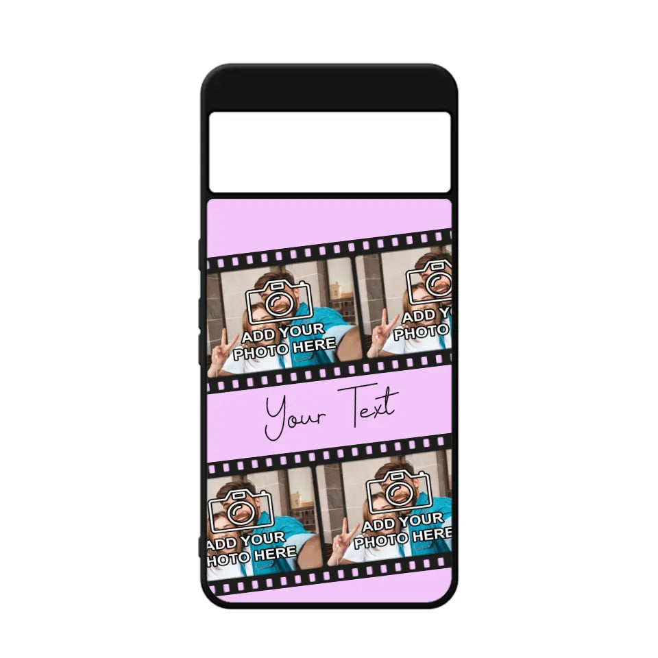 Custom Personalised Film Reel No.4 Rubber TPU Case for iPhone, Samsung & Pixel