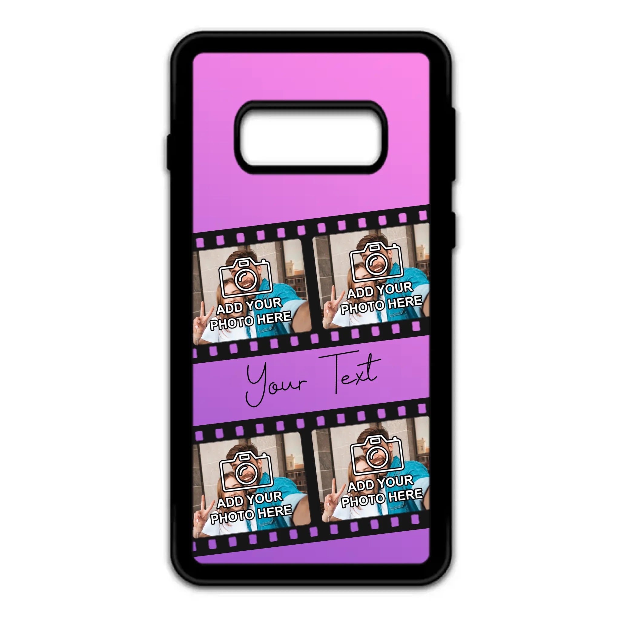 Film Reel No.1 Custom Photos Personalised Rubber TPU Case for iPhone, Samsung & Pixel