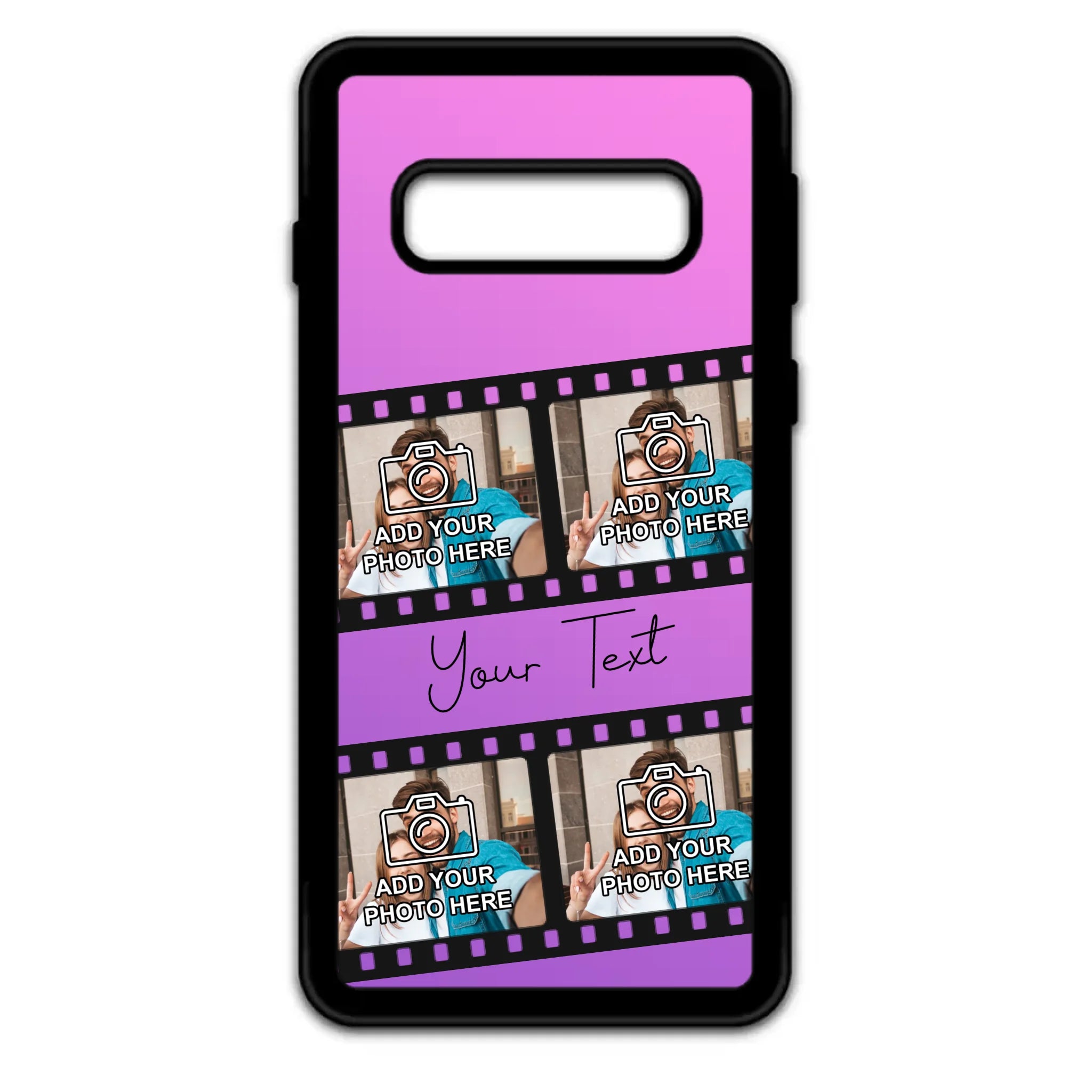 Film reel personalised phone case for Samsung Galaxy S series