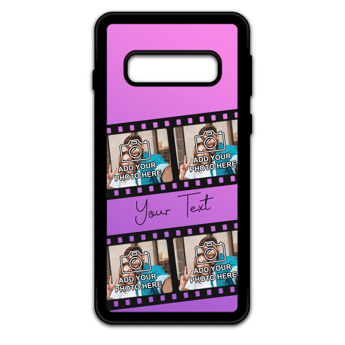 Film Reel No.1 Custom Photos Personalised Rubber TPU Case for iPhone, Samsung & Pixel