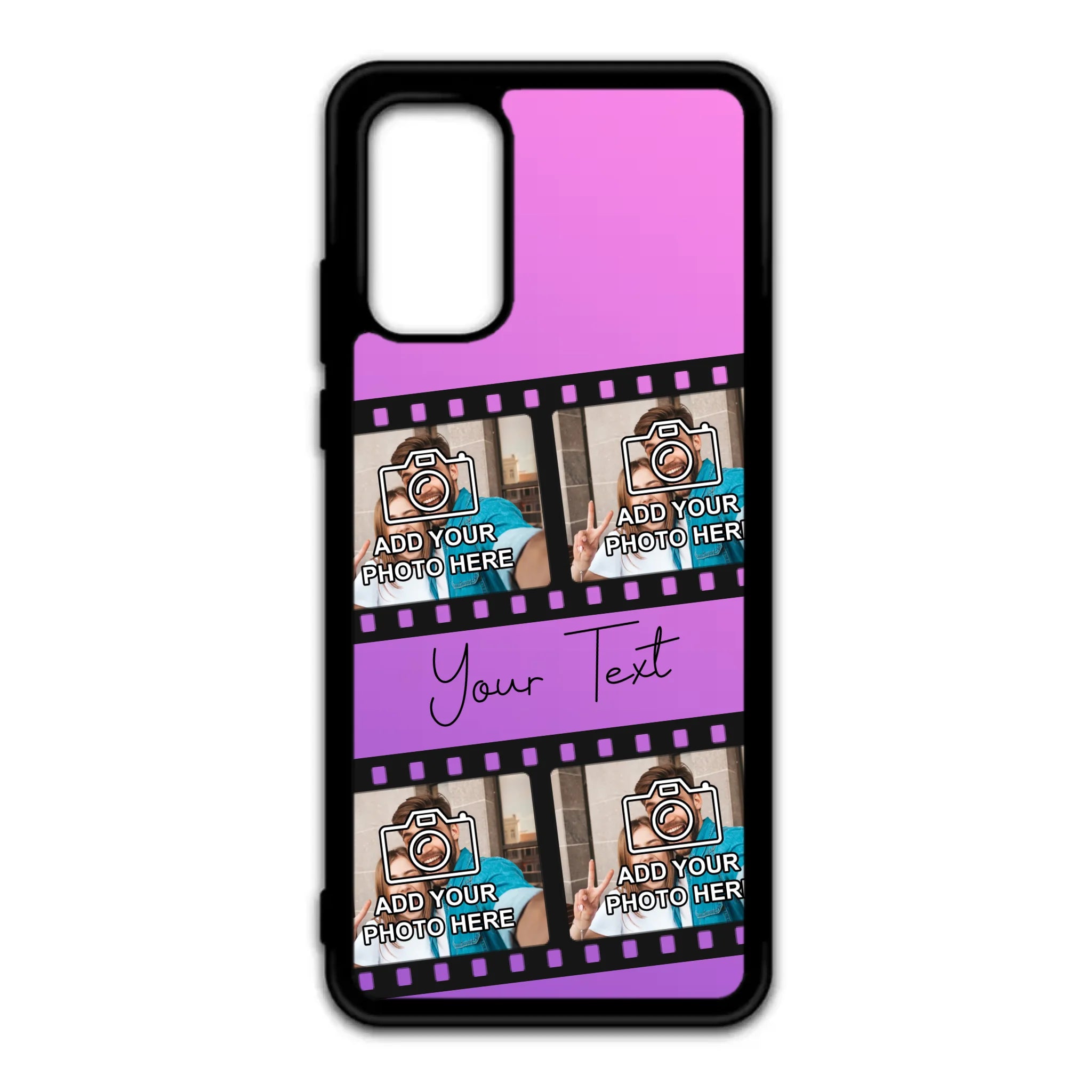 Film Reel No.1 Custom Photos Personalised Rubber TPU Case for iPhone, Samsung & Pixel