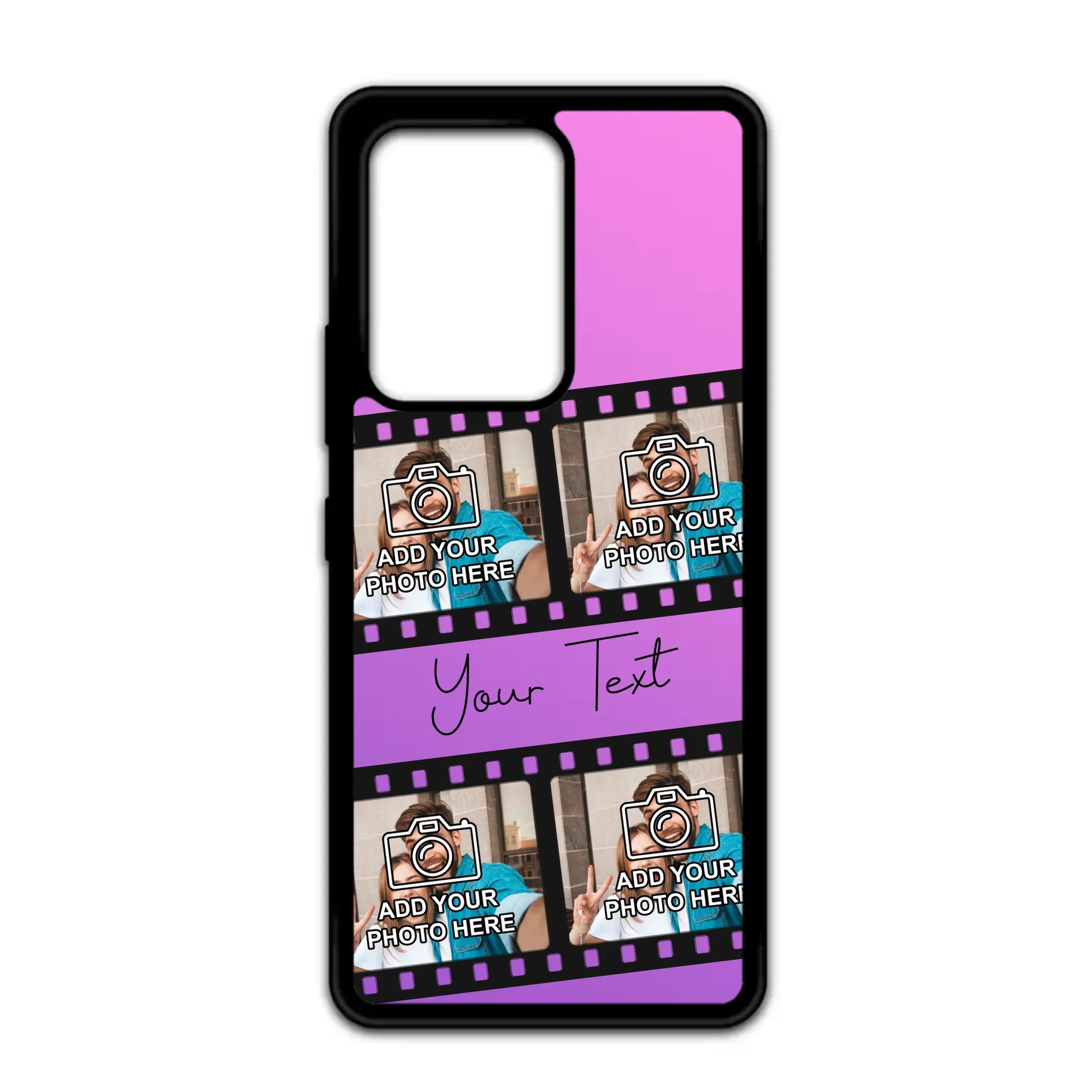 Film Reel No.1 Custom Photos Personalised Rubber TPU Case for iPhone, Samsung & Pixel