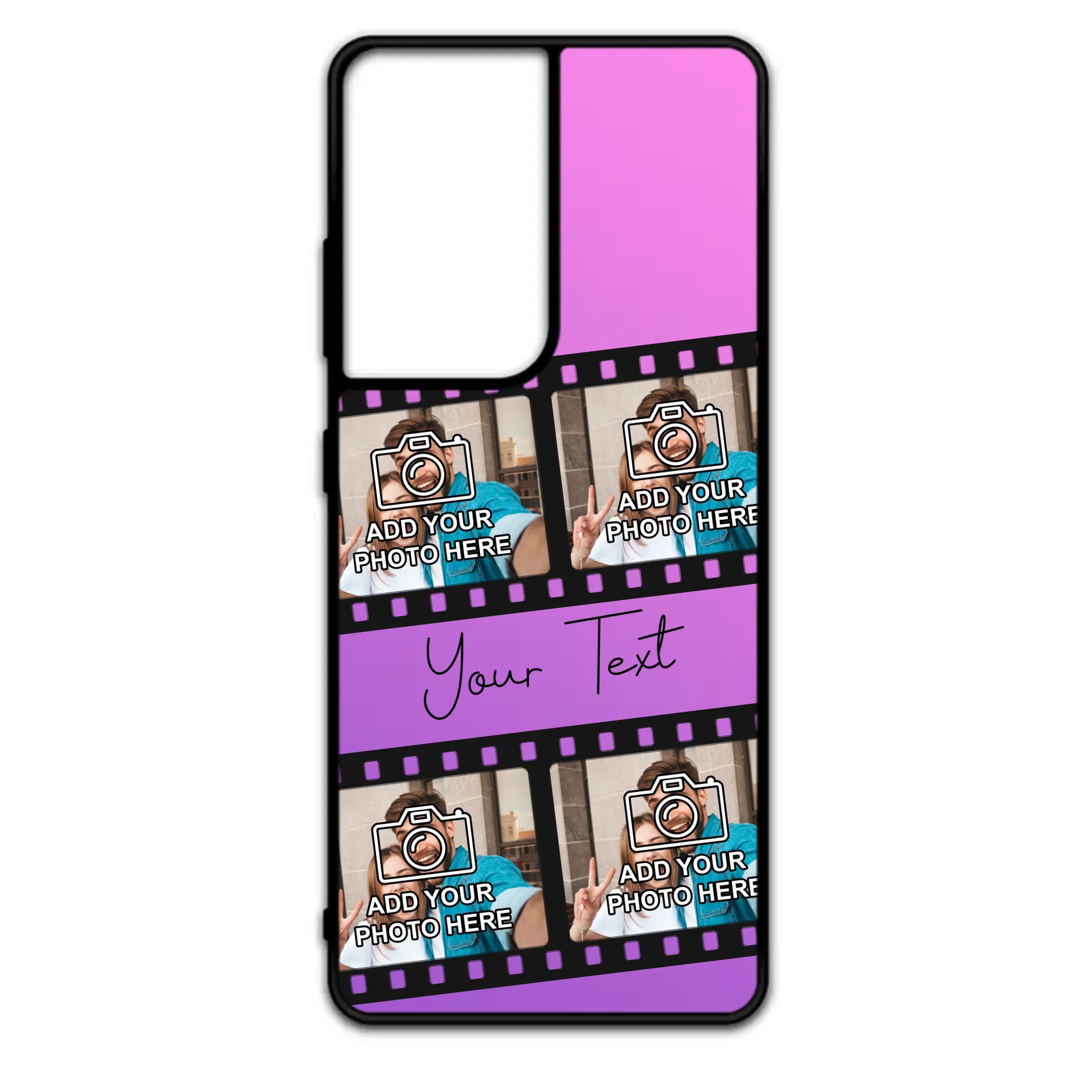 Film Reel No.1 Custom Photos Personalised Rubber TPU Case for iPhone, Samsung & Pixel