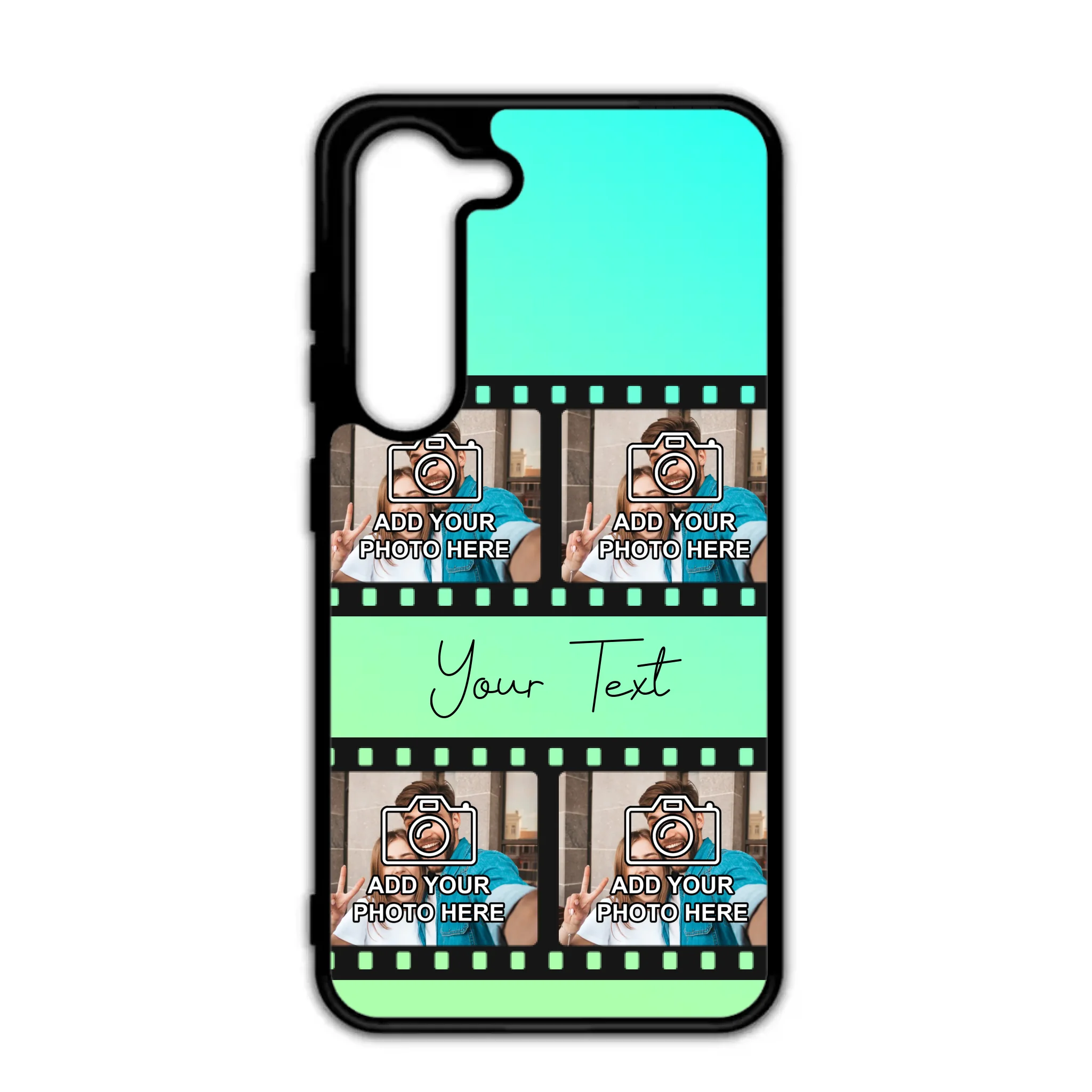 Film Reel No.2 Custom Photos Personalised Rubber TPU Case for iPhone, Samsung & Pixel