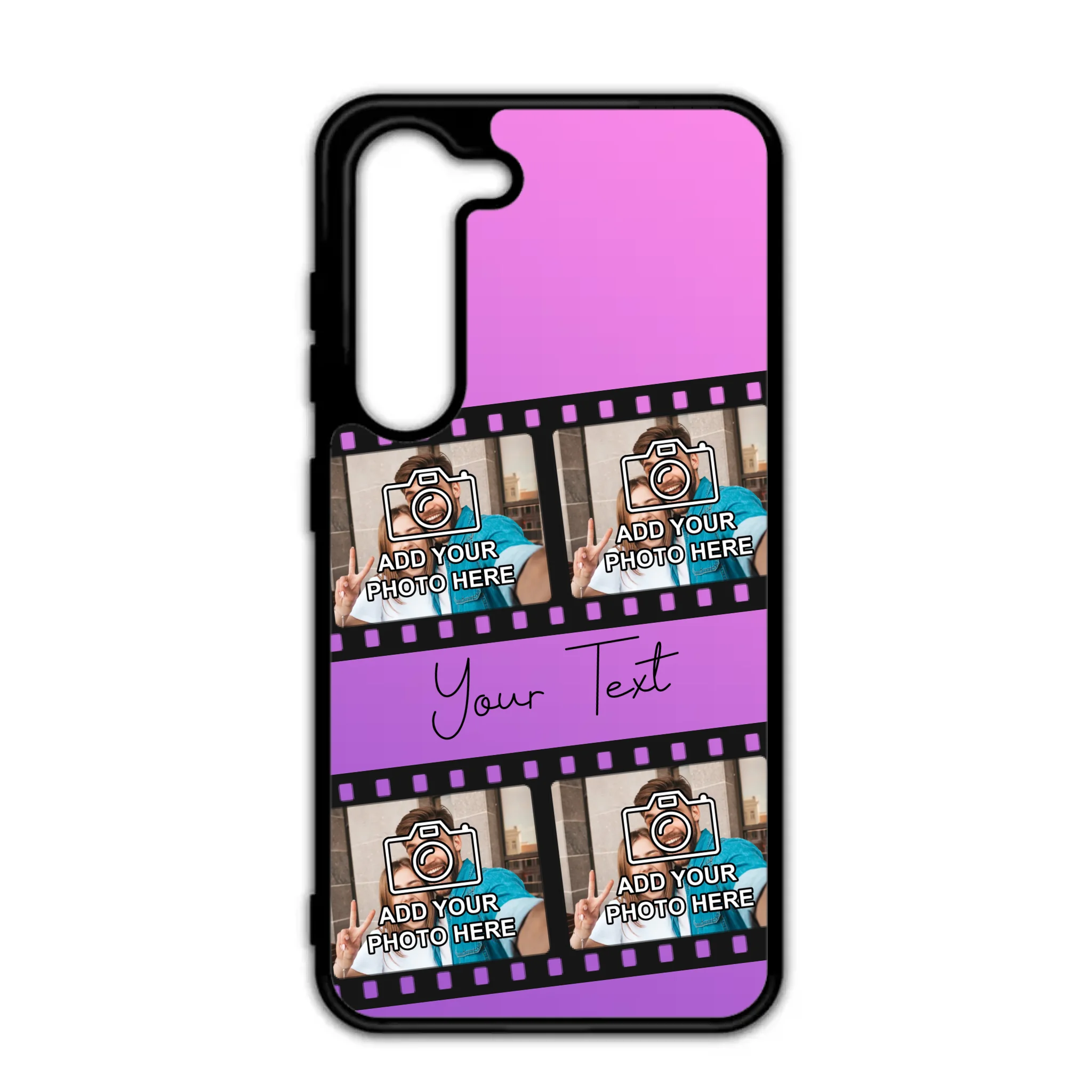 Film Reel No.1 Custom Photos Personalised Rubber TPU Case for iPhone, Samsung & Pixel