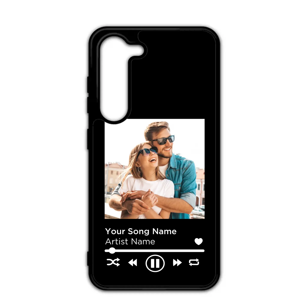 Custom Personalised Spotify Music Player Rubber TPU Case for iPhone, Samsung & Pixel