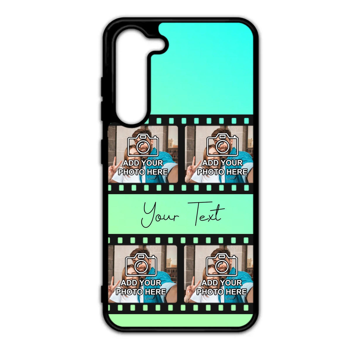 Film Reel No.2 Custom Photos Personalised Rubber TPU Case for iPhone, Samsung & Pixel