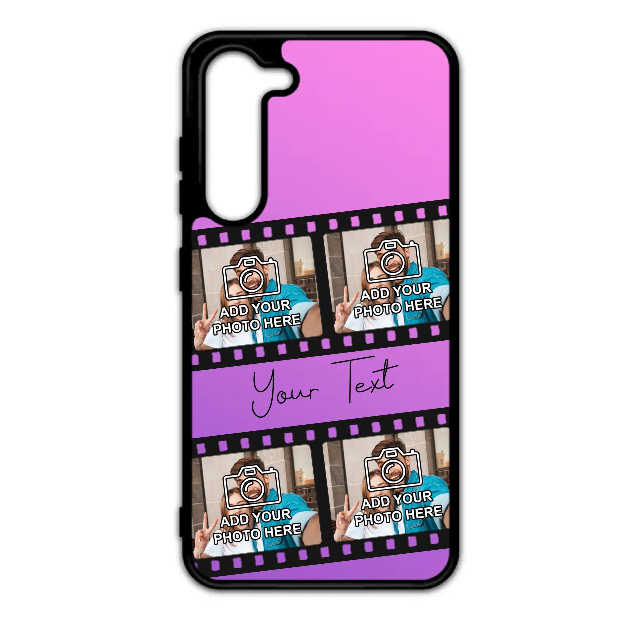 Film Reel No.1 Custom Photos Personalised Rubber TPU Case for iPhone, Samsung & Pixel