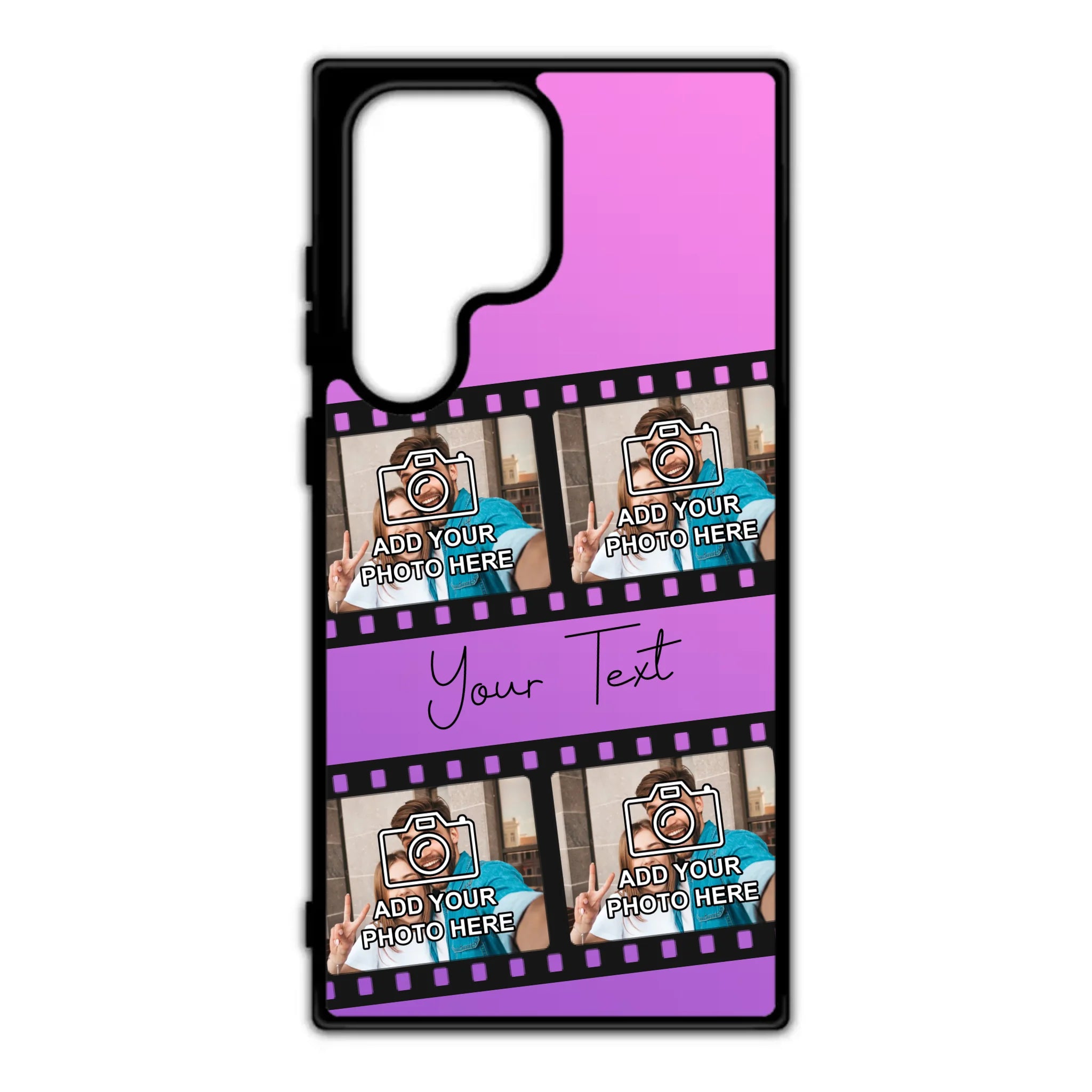 Film Reel No.1 Custom Photos Personalised Rubber TPU Case for iPhone, Samsung & Pixel