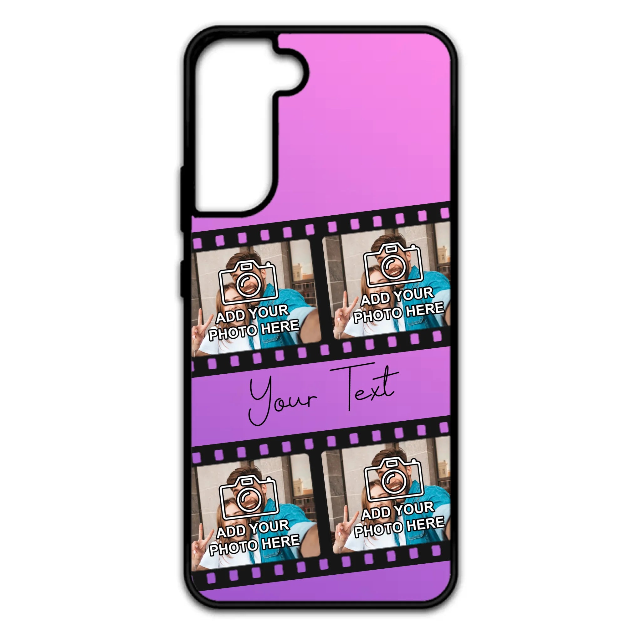 Personalised film reel phone case for Samsung Galaxy S21
