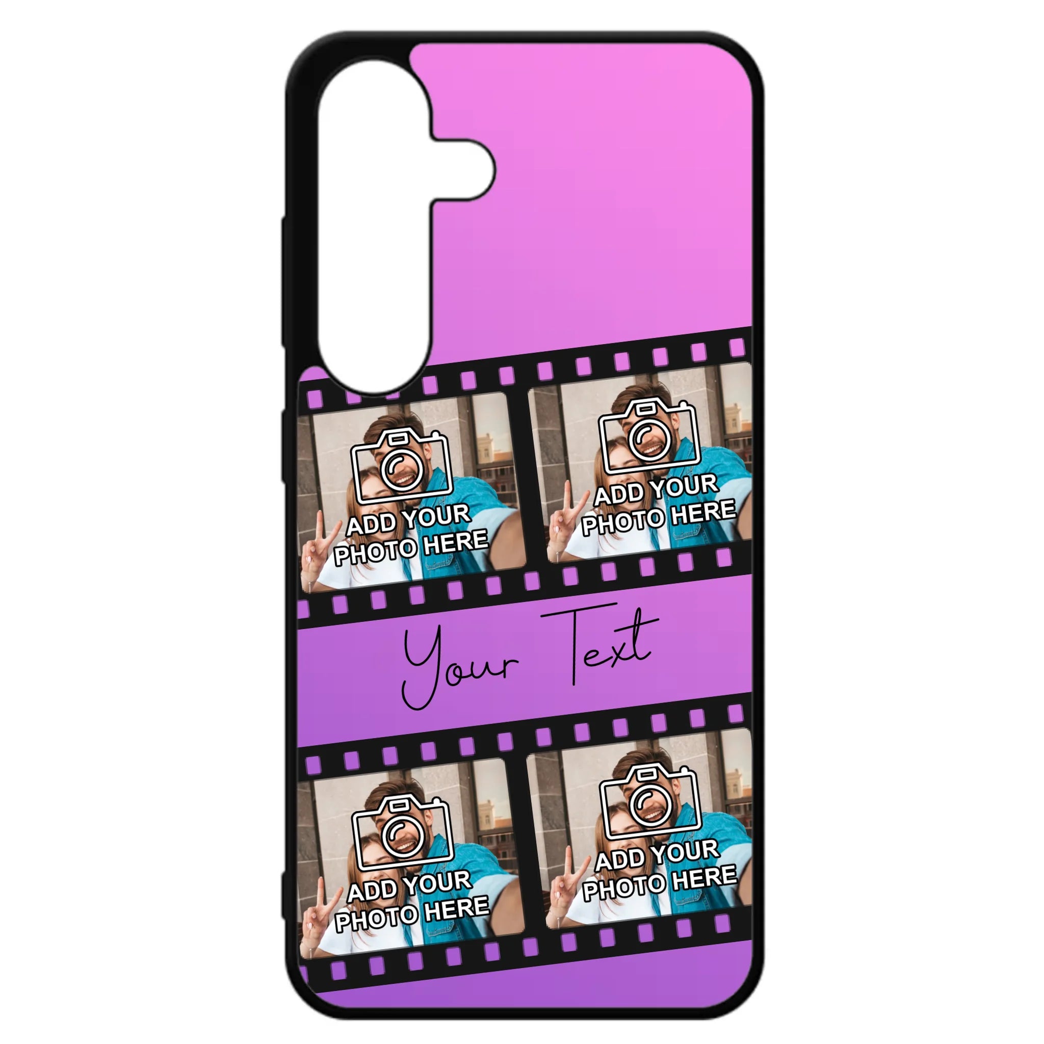 Custom photo film reel case for Samsung Galaxy S24 FE