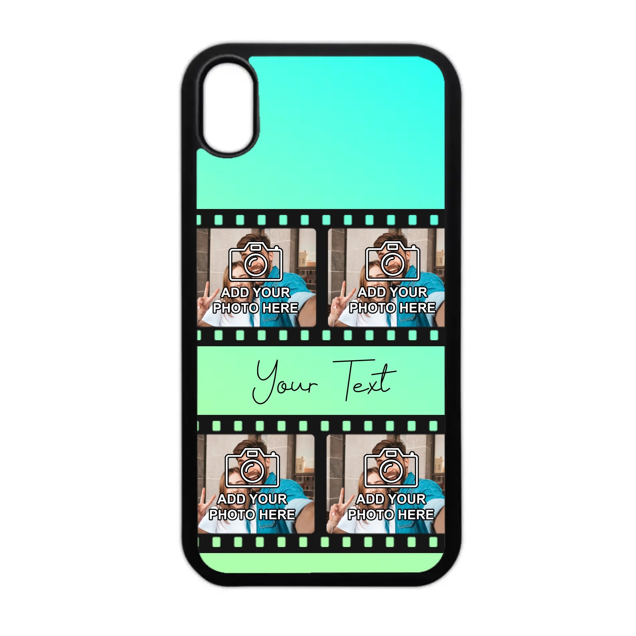 Film Reel No.2 Custom Photos Personalised Rubber TPU Case for iPhone, Samsung & Pixel