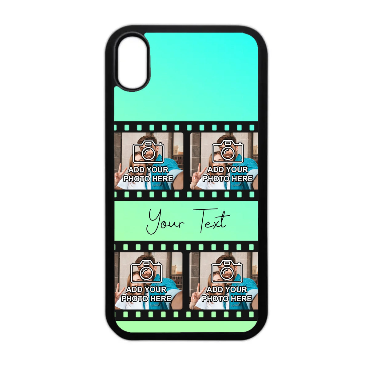 Film Reel No.2 Custom Photos Personalised Rubber TPU Case for iPhone, Samsung & Pixel