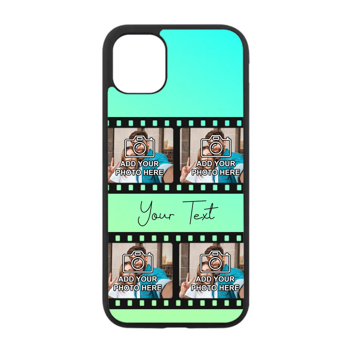 Film Reel No.2 Custom Photos Personalised Rubber TPU Case for iPhone, Samsung & Pixel