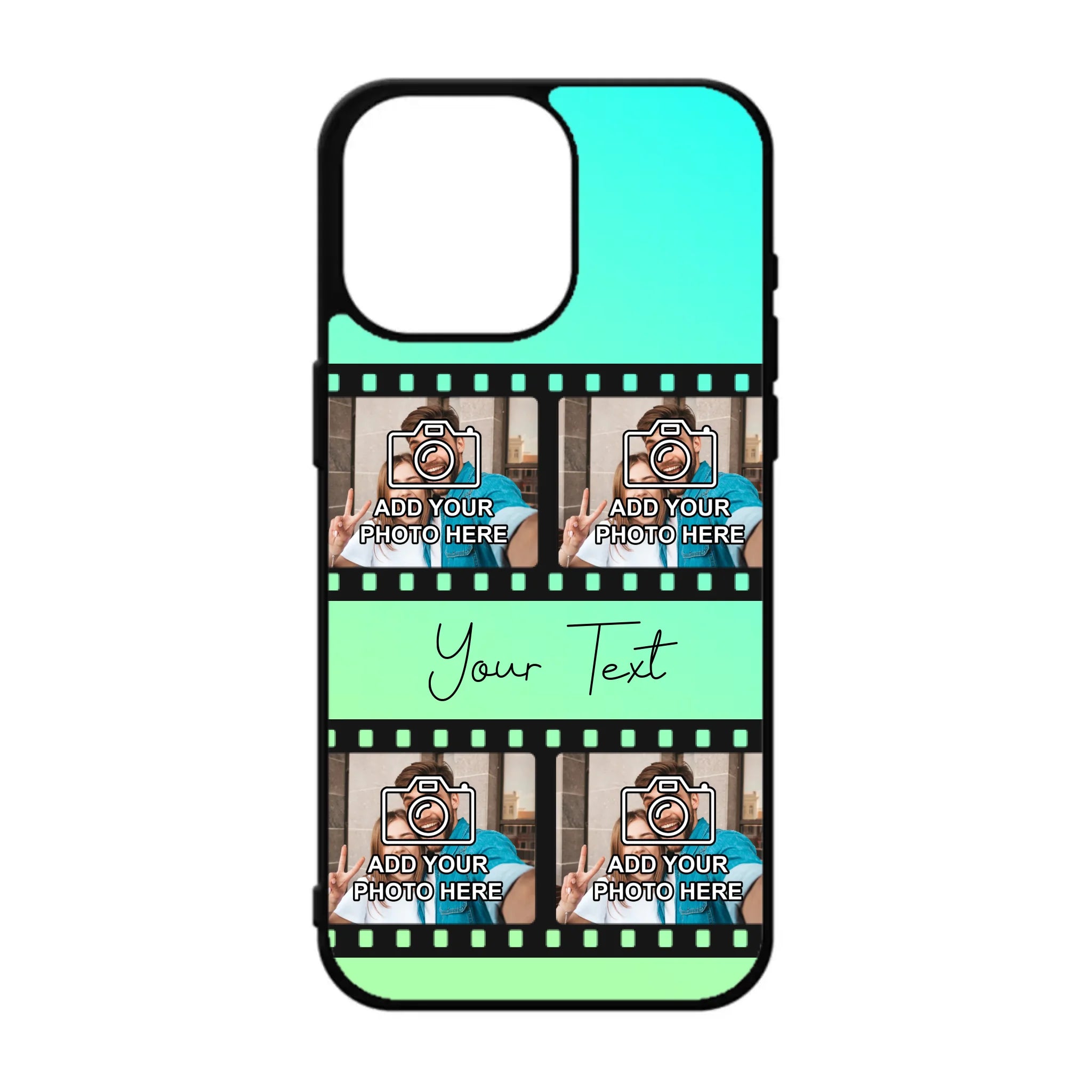 Film Reel No.2 Custom Photos Personalised Rubber TPU Case for iPhone, Samsung & Pixel