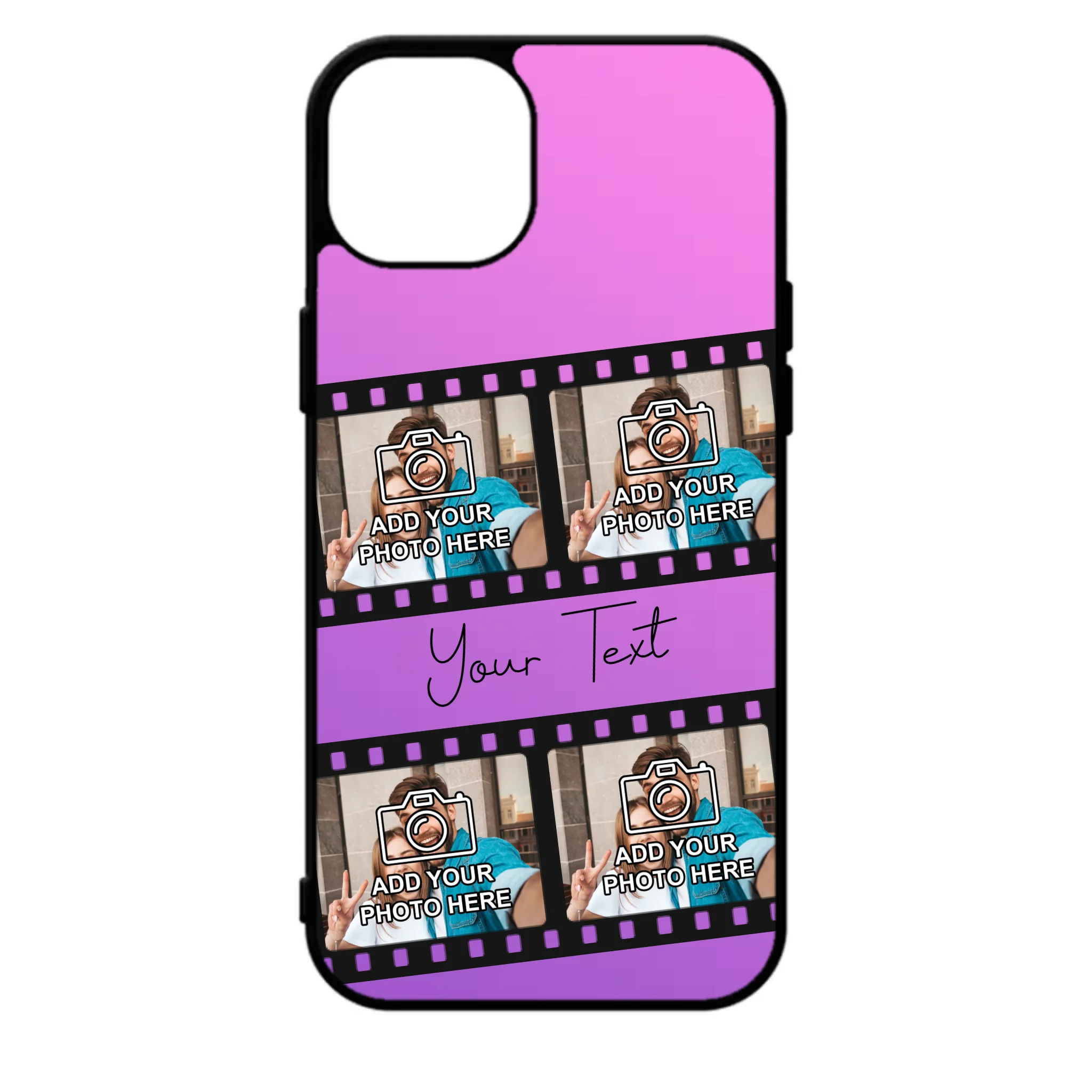 Film reel custom photo phone case for iPhone 13