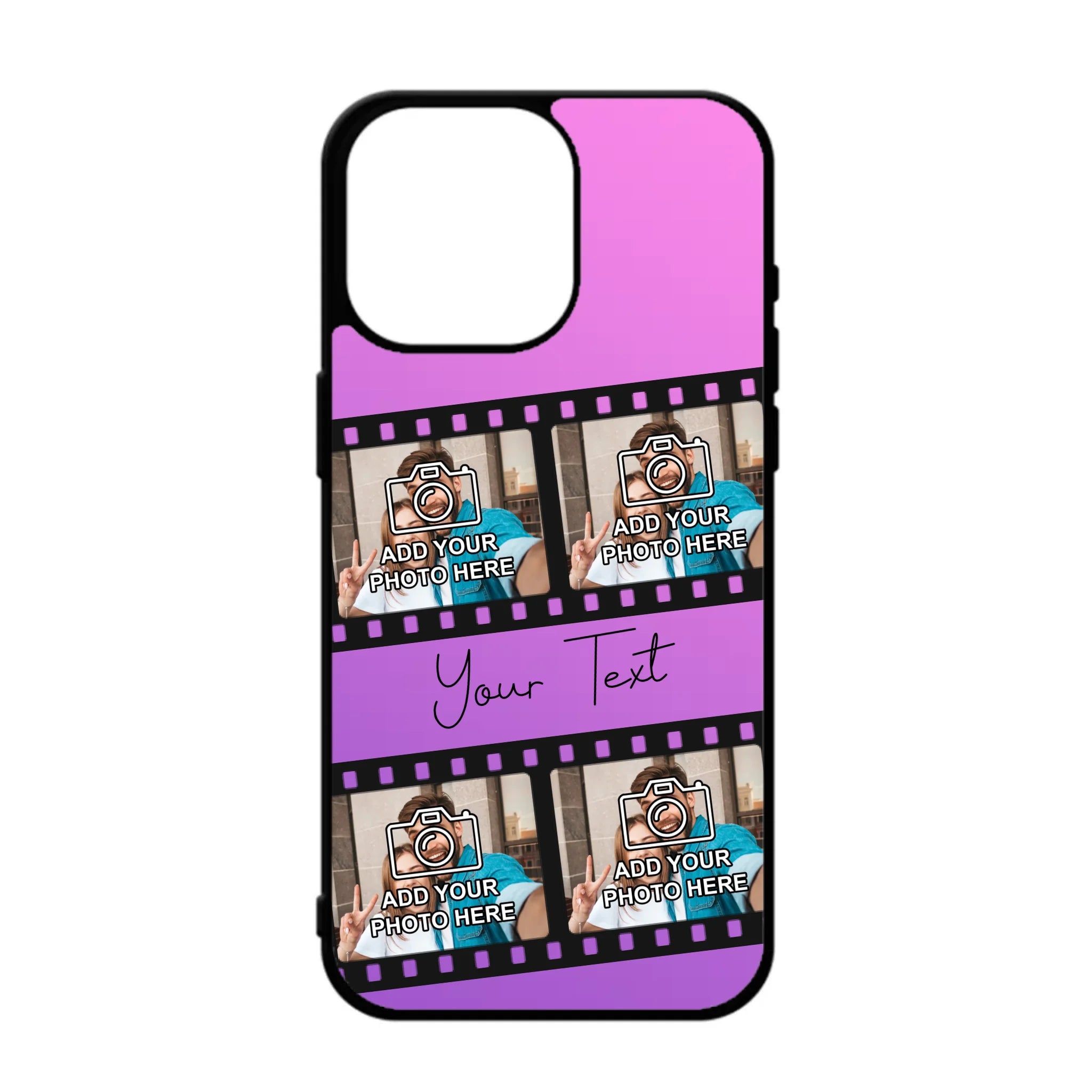 Film reel personalised phone case for iPhone 16 Pro Max