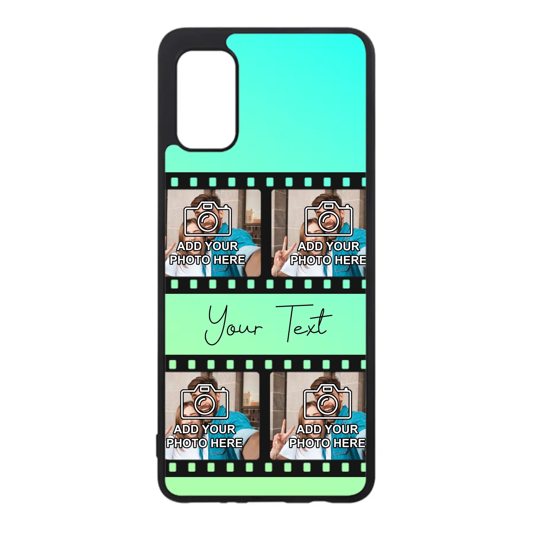 Film Reel No.2 Custom Photos Personalised Rubber TPU Case for iPhone, Samsung & Pixel