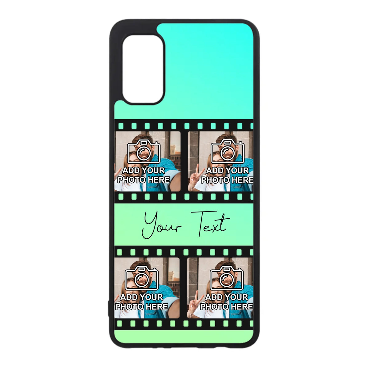 Film Reel No.2 Custom Photos Personalised Rubber TPU Case for iPhone, Samsung & Pixel