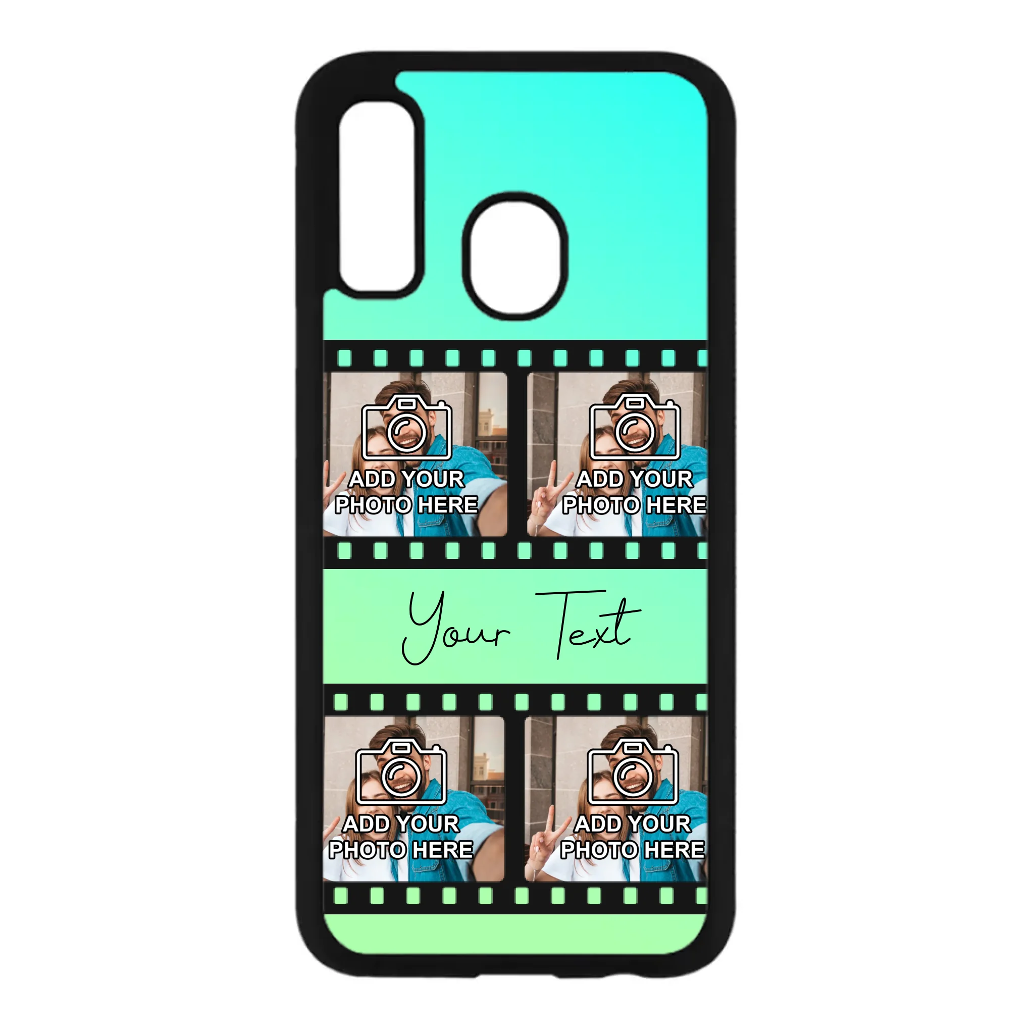 Film Reel No.2 Custom Photos Personalised Rubber TPU Case for iPhone, Samsung & Pixel