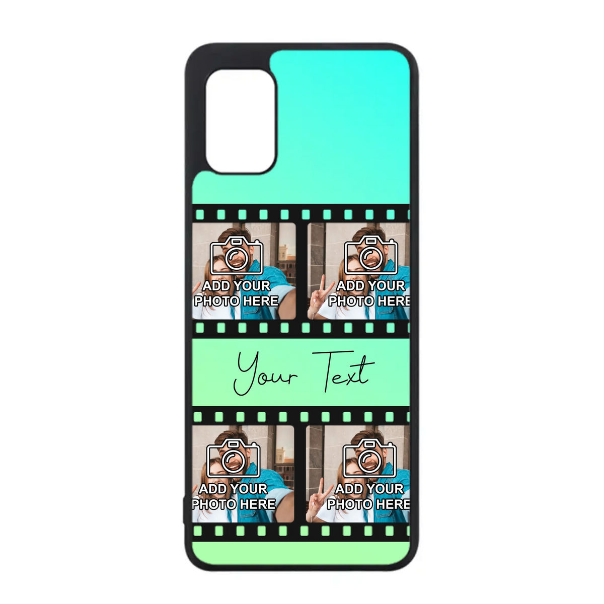 Film Reel No.2 Custom Photos Personalised Rubber TPU Case for iPhone, Samsung & Pixel