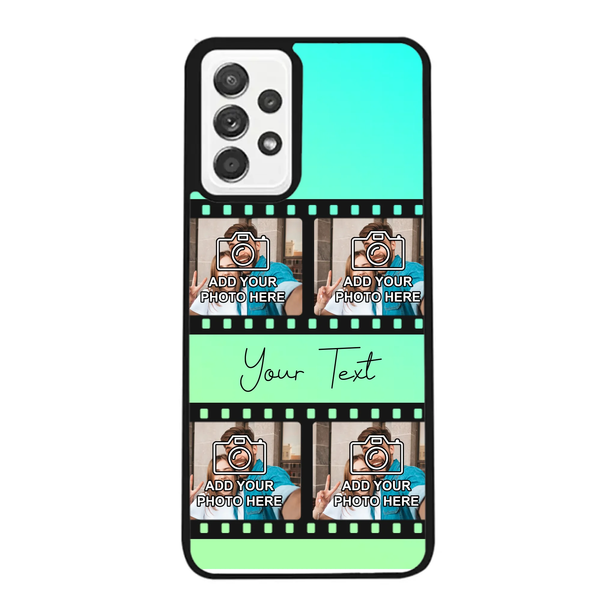 Film Reel No.2 Custom Photos Personalised Rubber TPU Case for iPhone, Samsung & Pixel