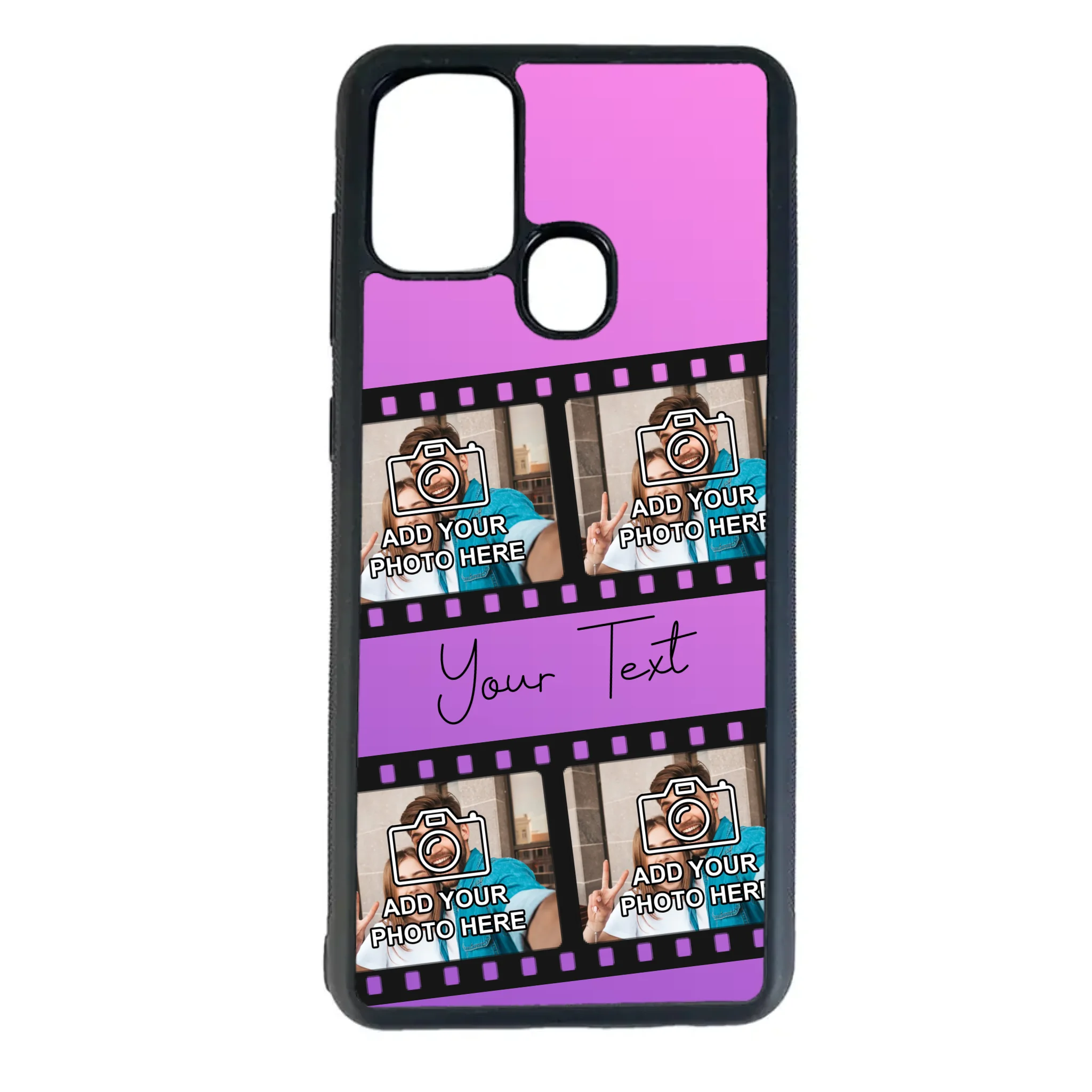 Film Reel No.1 Custom Photos Personalised Rubber TPU Case for iPhone, Samsung & Pixel