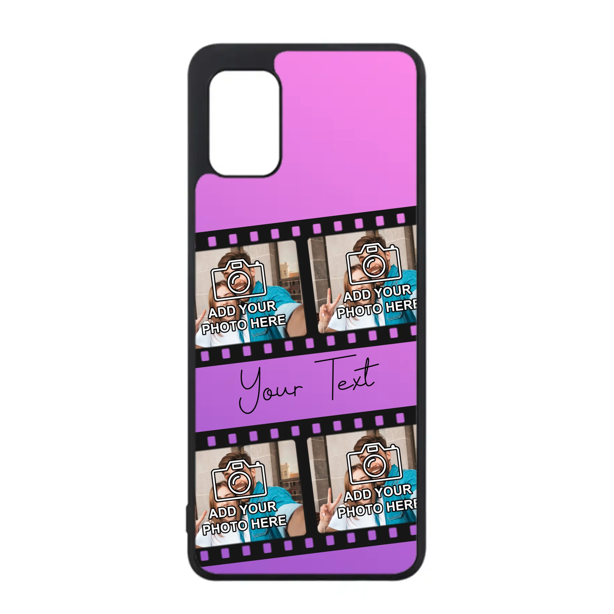 Film Reel No.1 Custom Photos Personalised Rubber TPU Case for iPhone, Samsung & Pixel