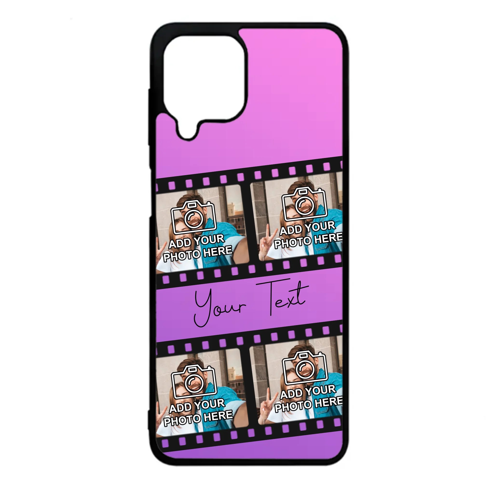 Film Reel No.1 Custom Photos Personalised Rubber TPU Case for iPhone, Samsung & Pixel