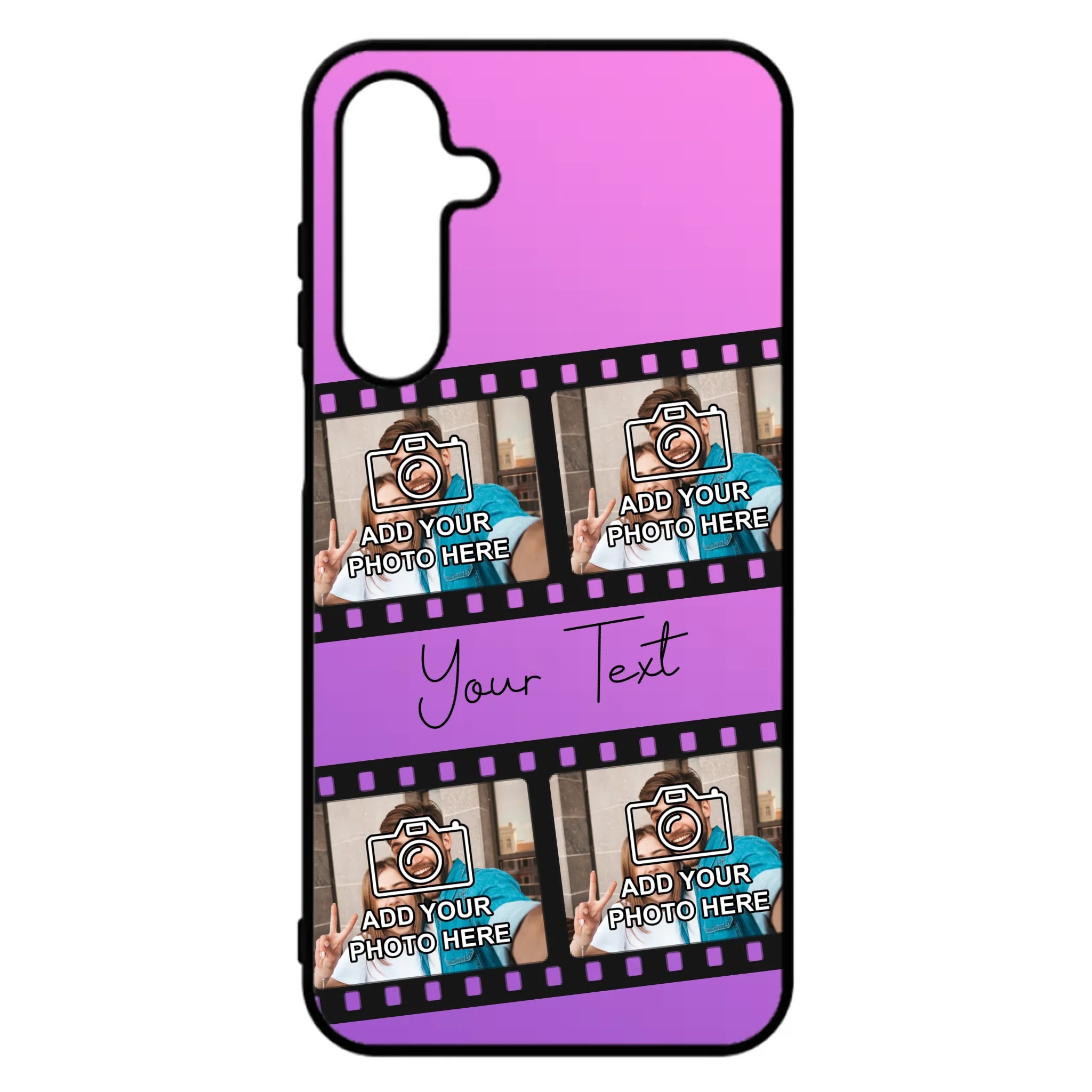 Film reel personalised phone case for Samsung Galaxy A54