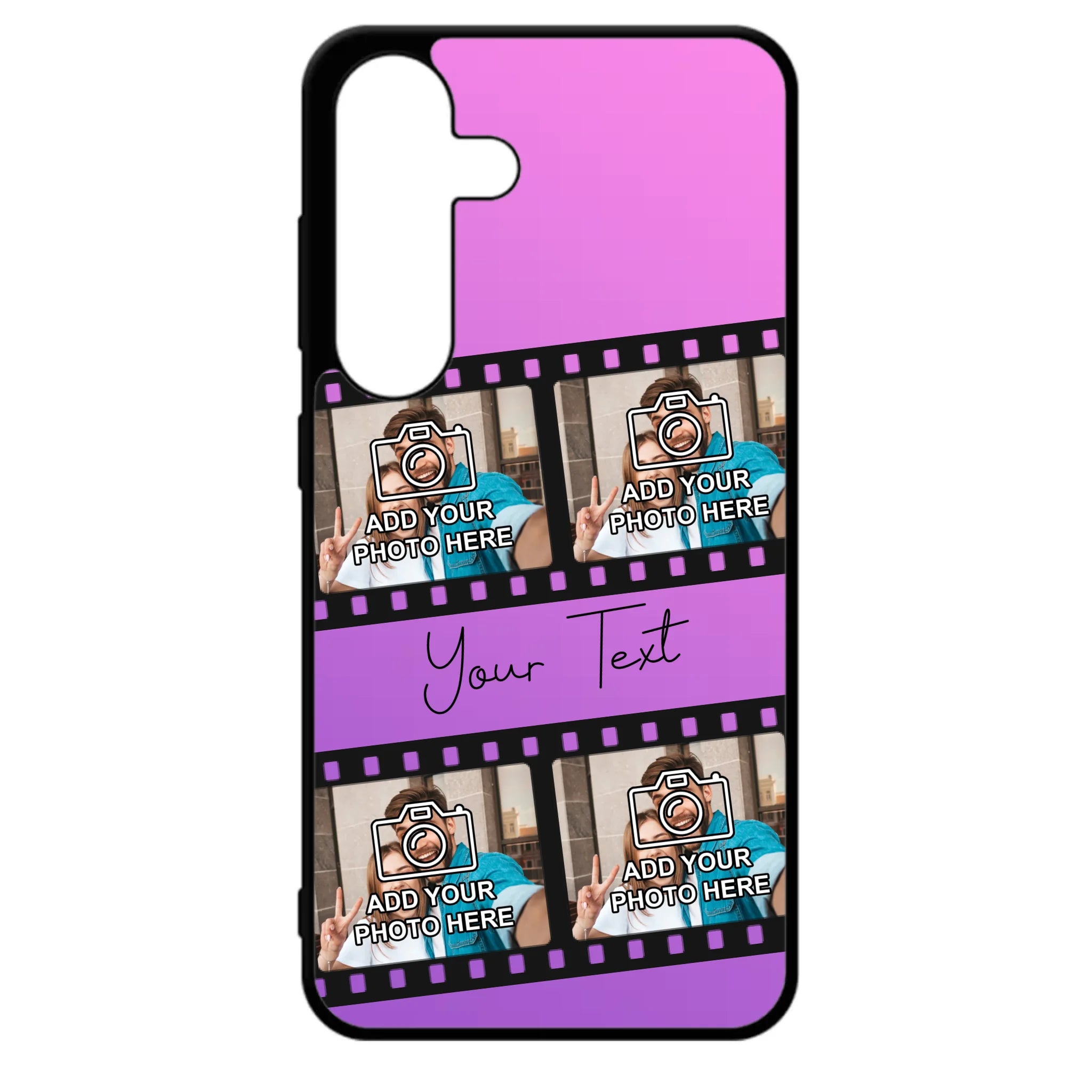 Custom photo film reel case for Samsung Galaxy A35