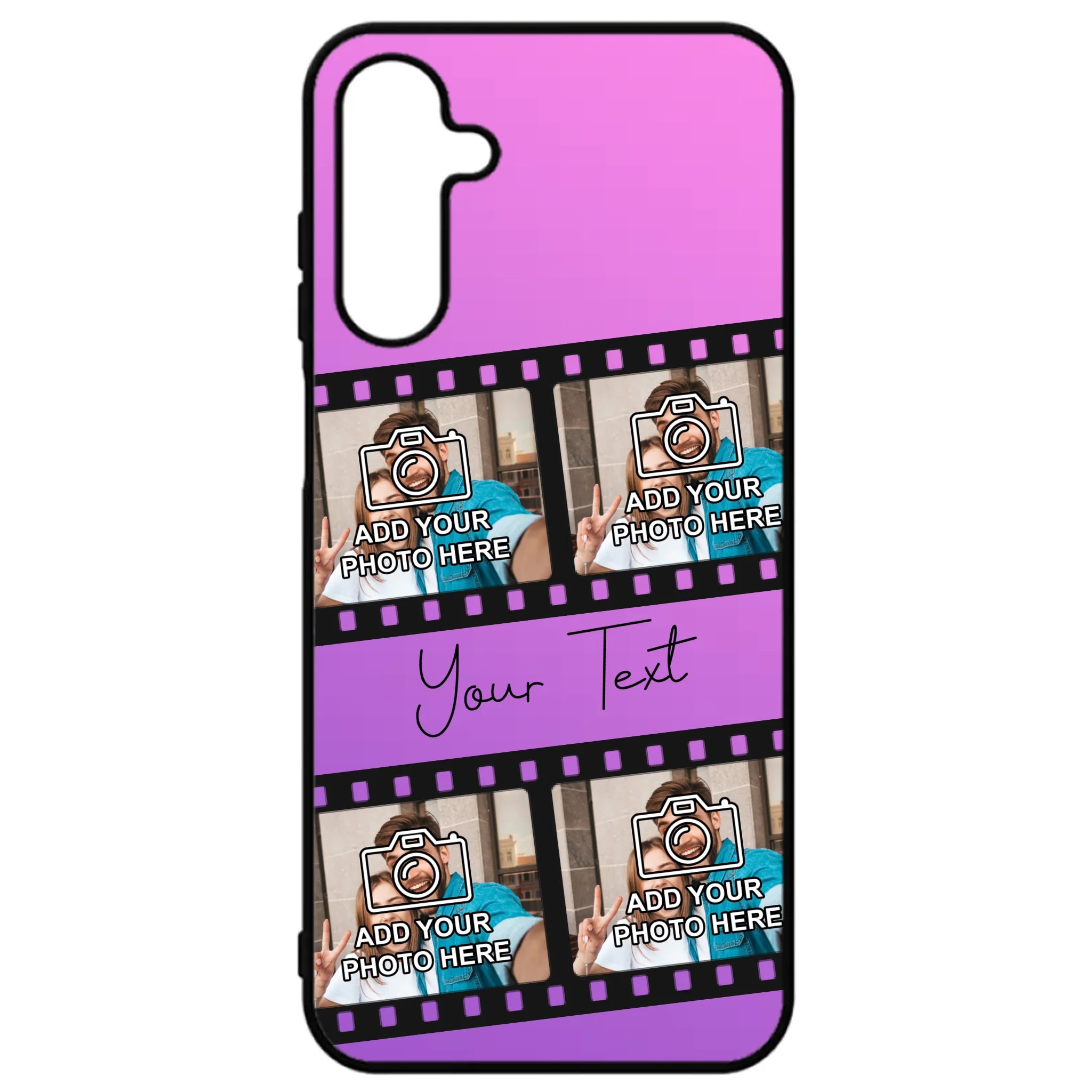 Custom photo film reel case for Samsung Galaxy A14