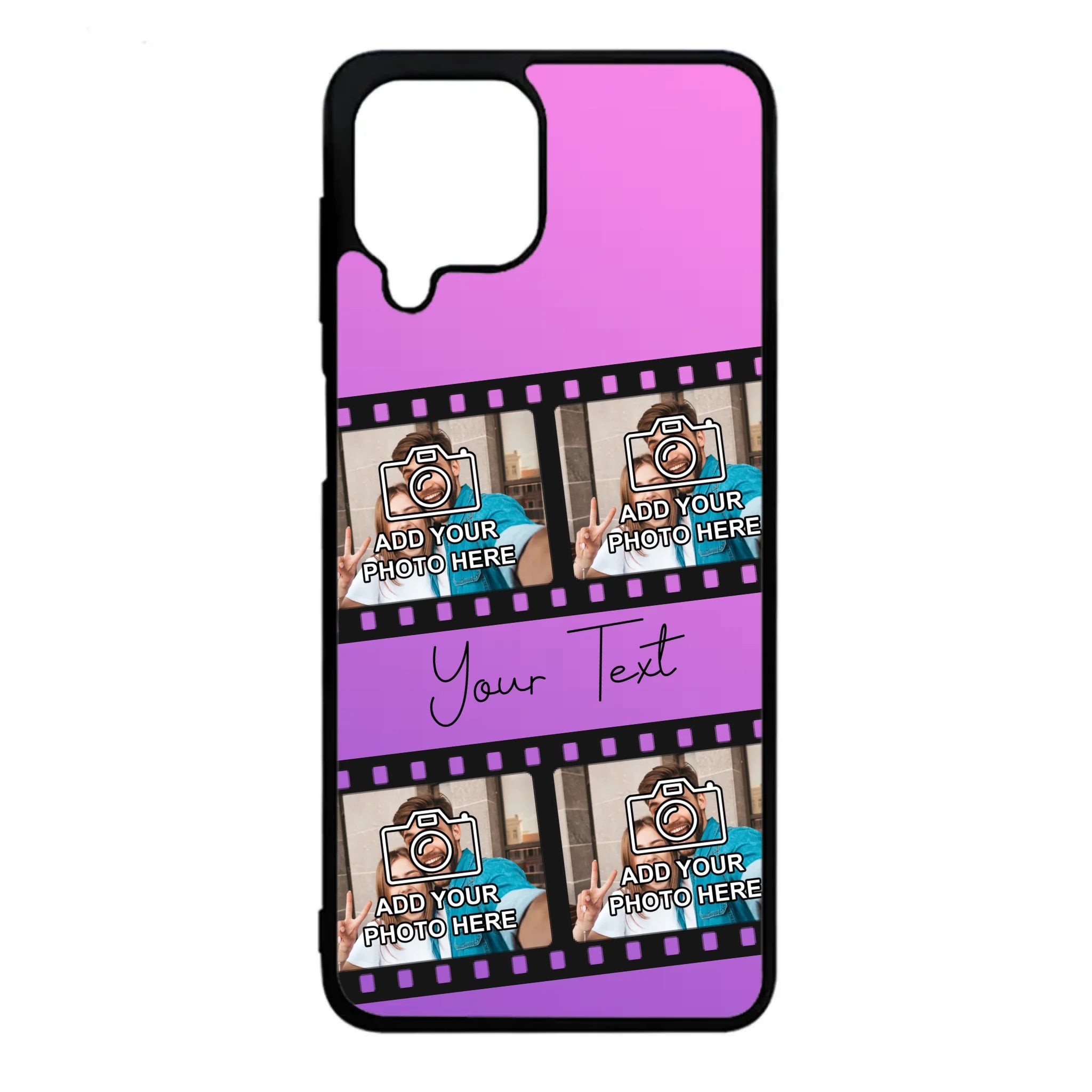 Custom photo film reel case for Samsung Galaxy A12