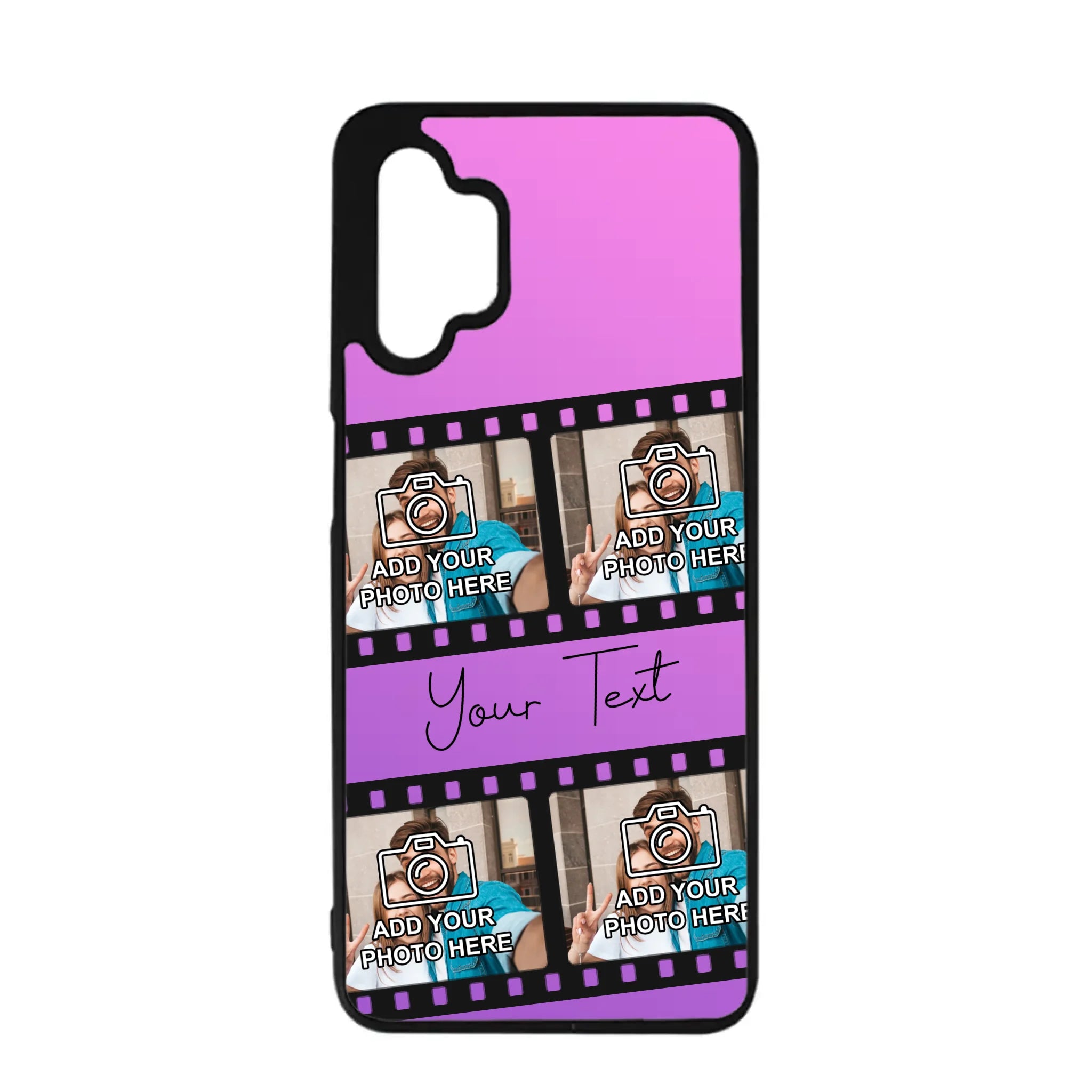 Film Reel No.1 Custom Photos Personalised Rubber TPU Case for iPhone, Samsung & Pixel