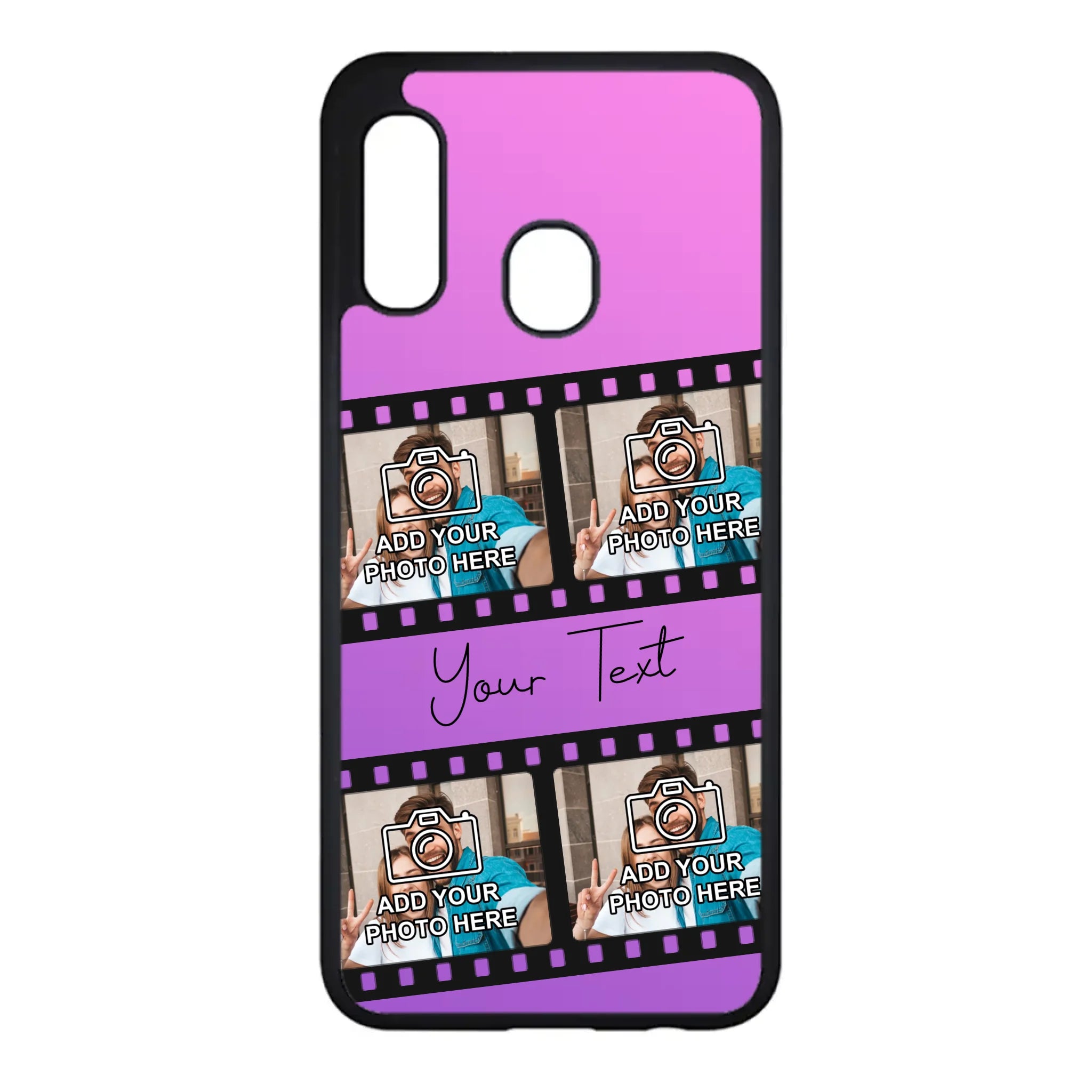 Film reel custom photo case for Samsung Galaxy model