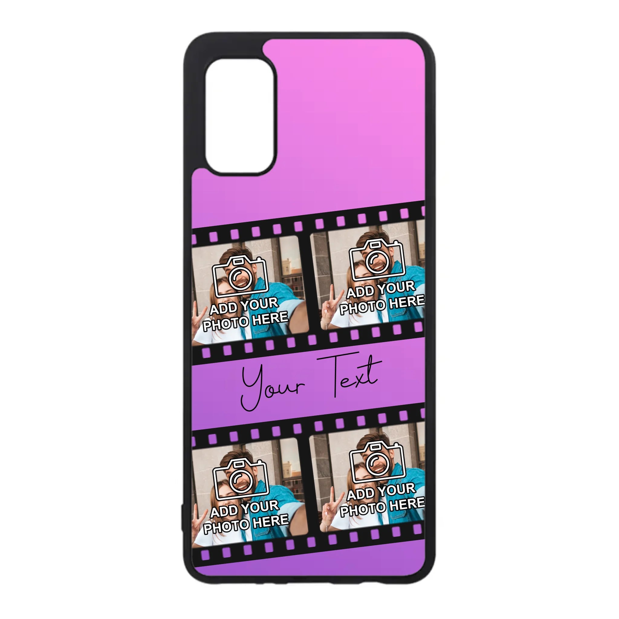 Film Reel No.1 Custom Photos Personalised Rubber TPU Case for iPhone, Samsung & Pixel