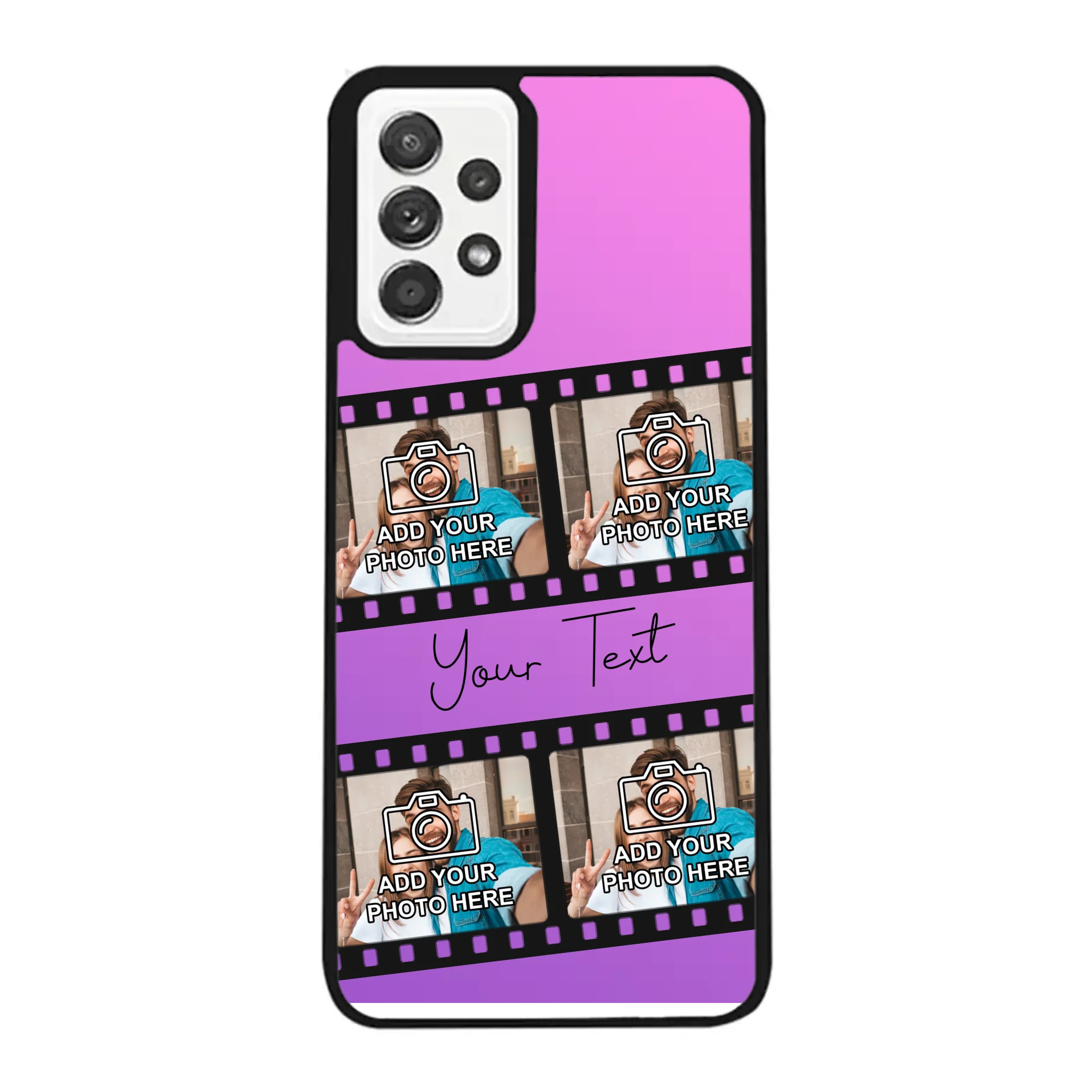 Film Reel No.1 Custom Photos Personalised Rubber TPU Case for iPhone, Samsung & Pixel