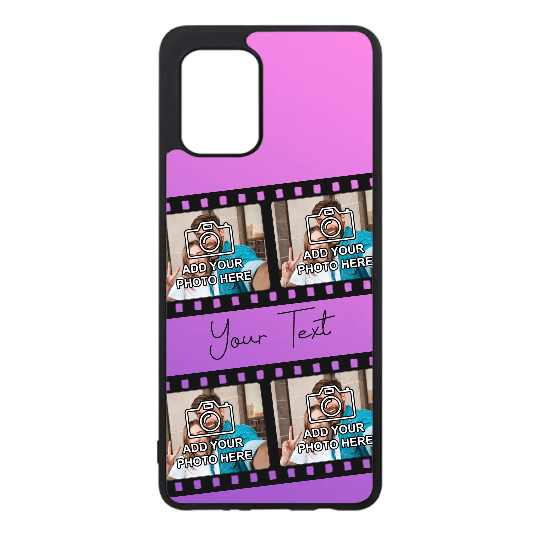 Film Reel No.1 Custom Photos Personalised Rubber TPU Case for iPhone, Samsung & Pixel