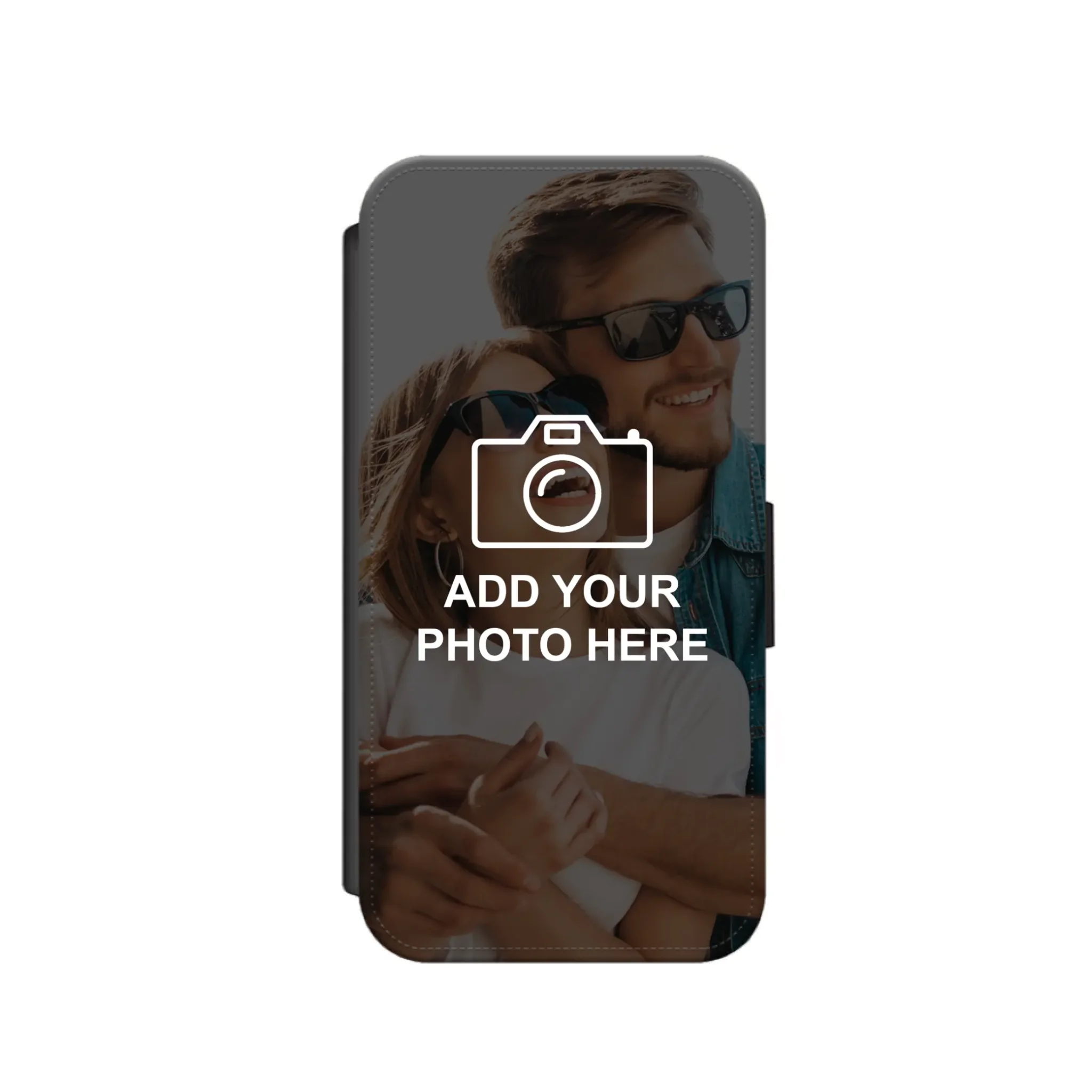Custom collage phone case for iPhone using a pre-made multi-photo template layout