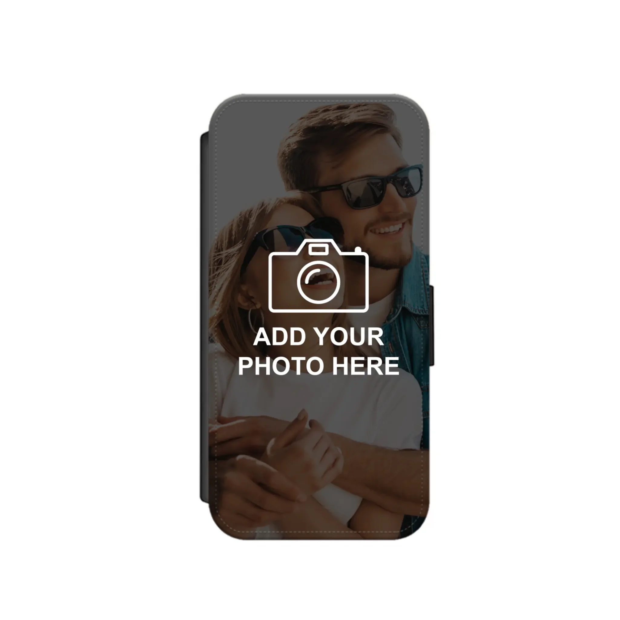 Personalised collage flip wallet case for Samsung with custom printed photos