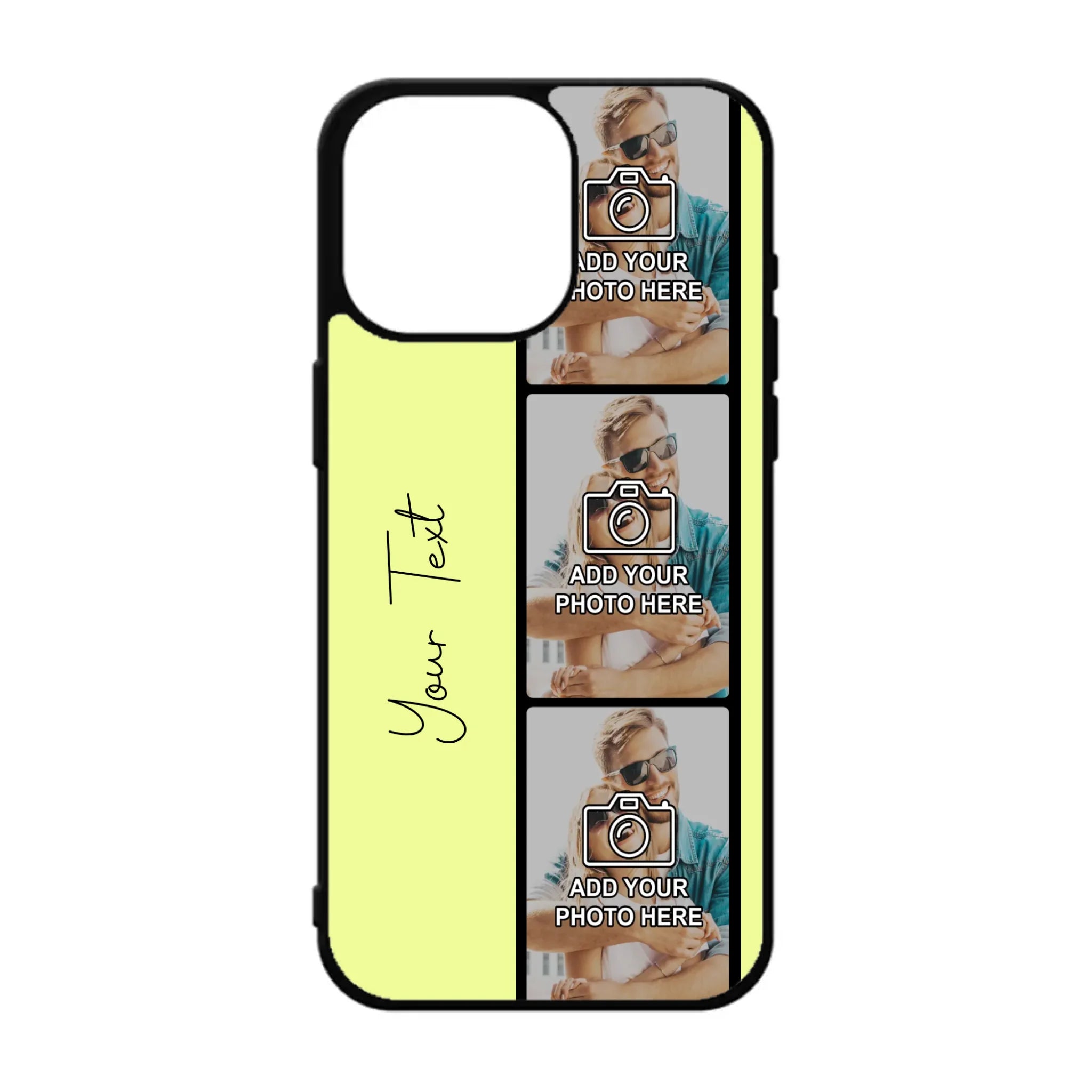 Custom photo phone case in film reel style