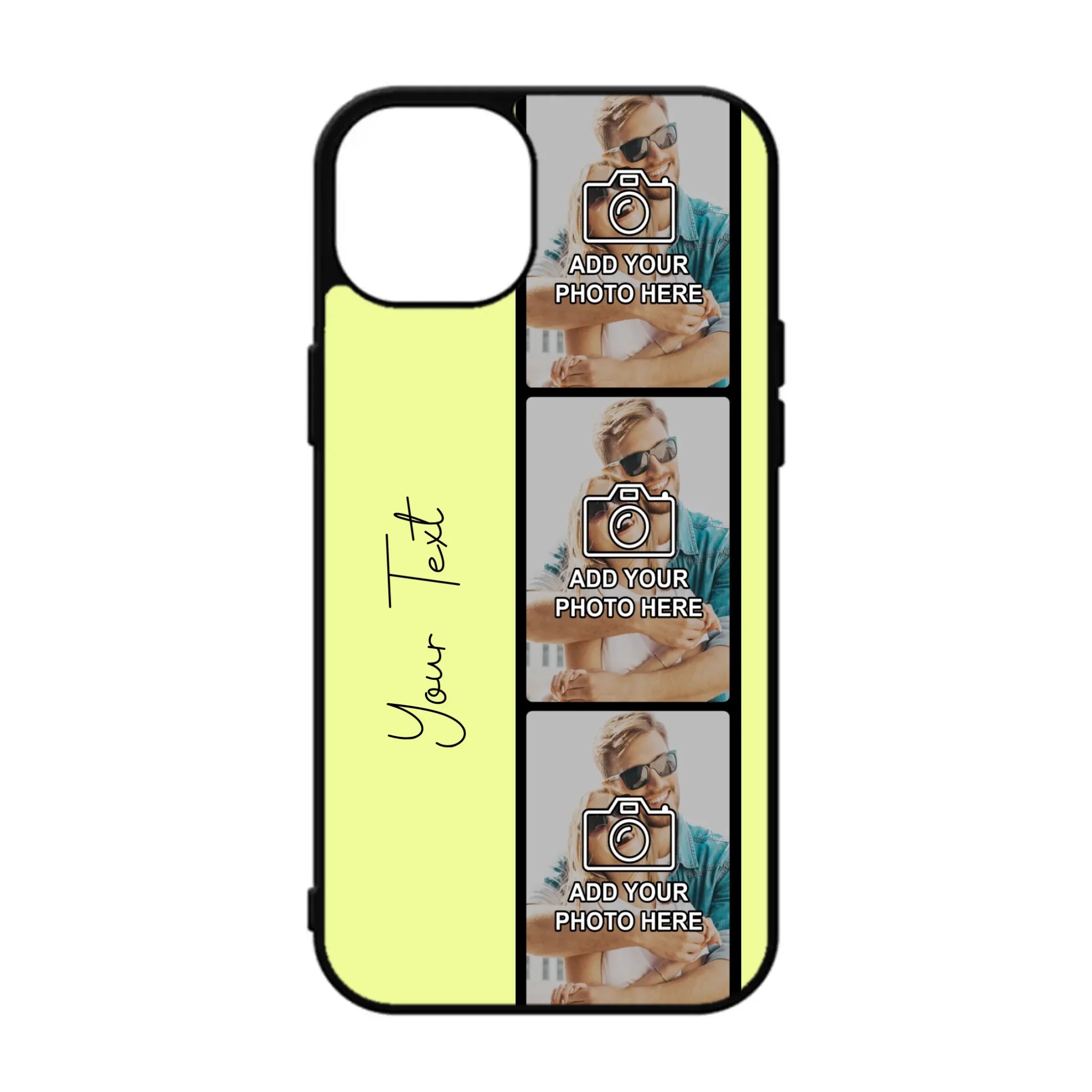 Personalised film reel phone case design detail
