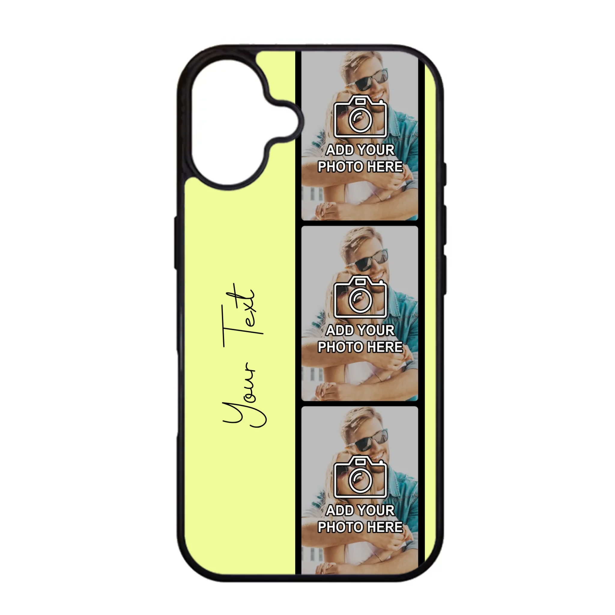Personalised film reel phone case for iPhone 16 Plus