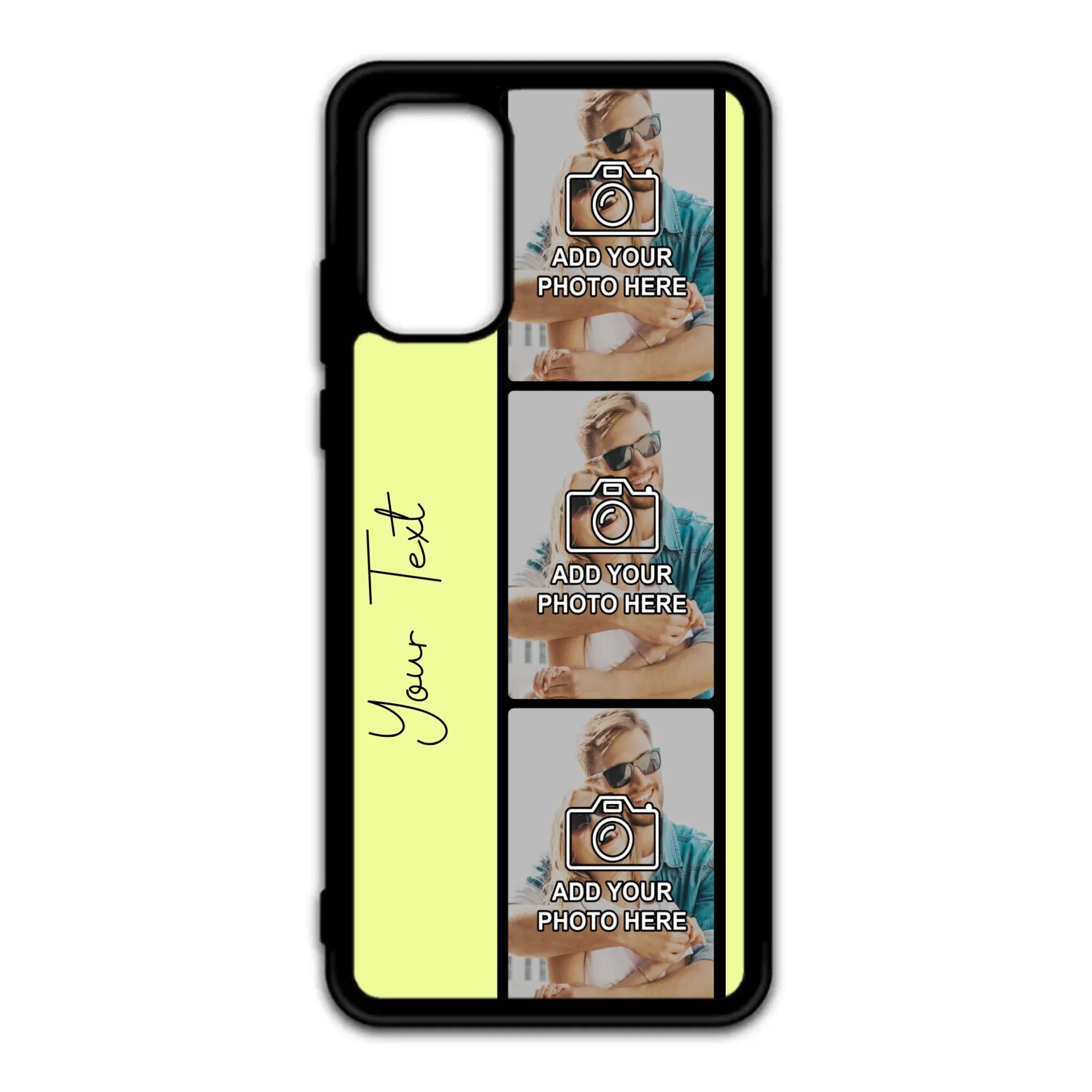 Custom film reel phone case back view