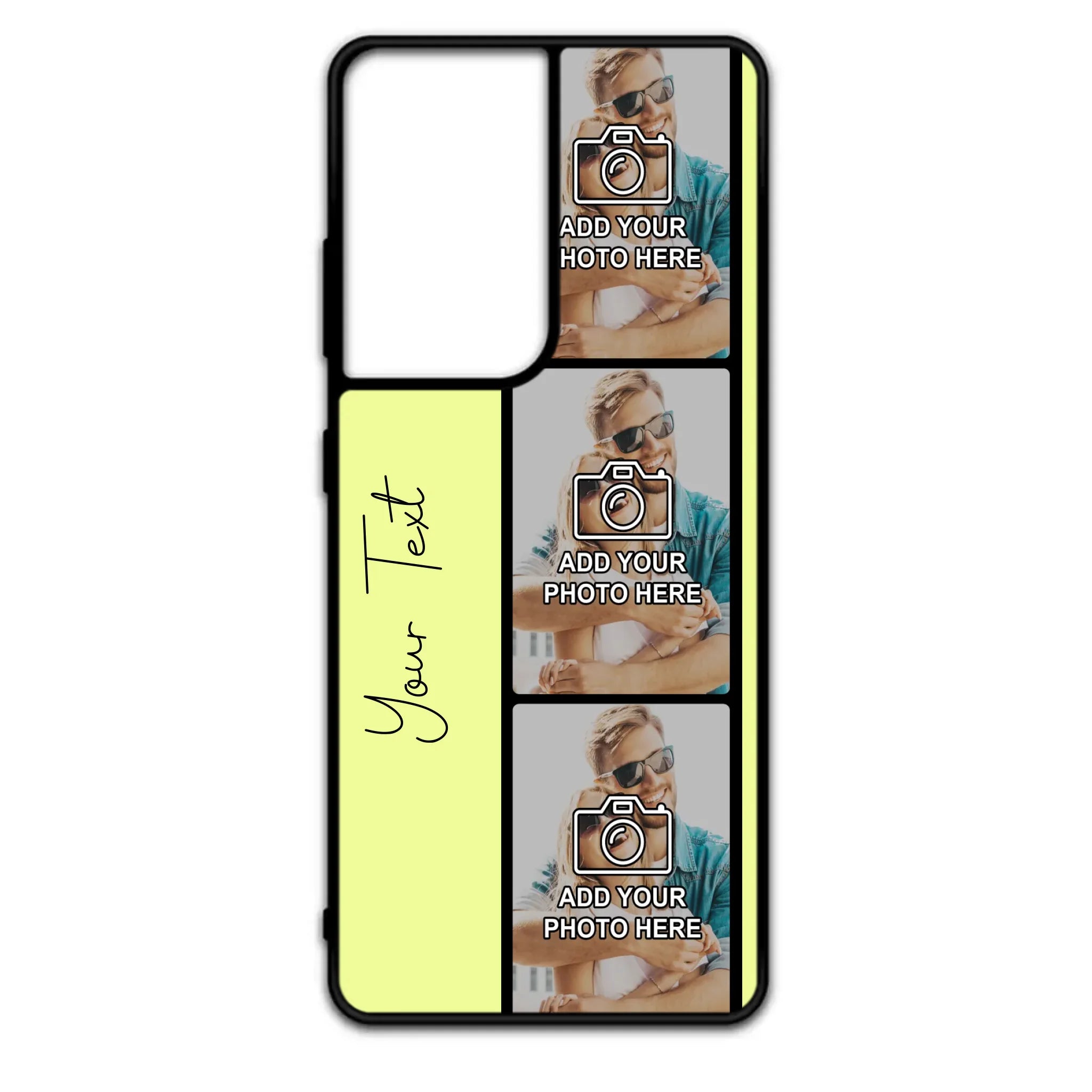 Personalised film reel phone case colour and finish detail