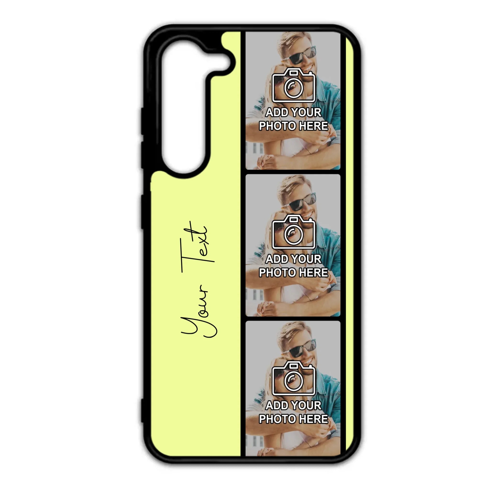 Personalised film reel phone case flat lay product shot