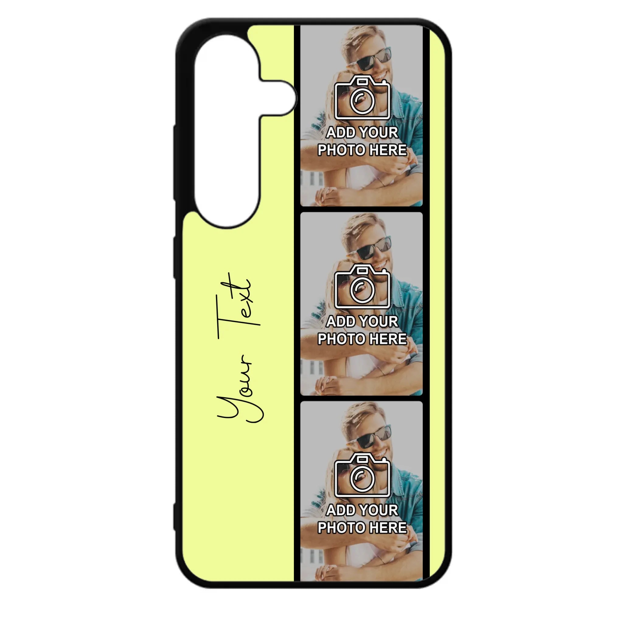 Personalised film reel phone case lifestyle shot