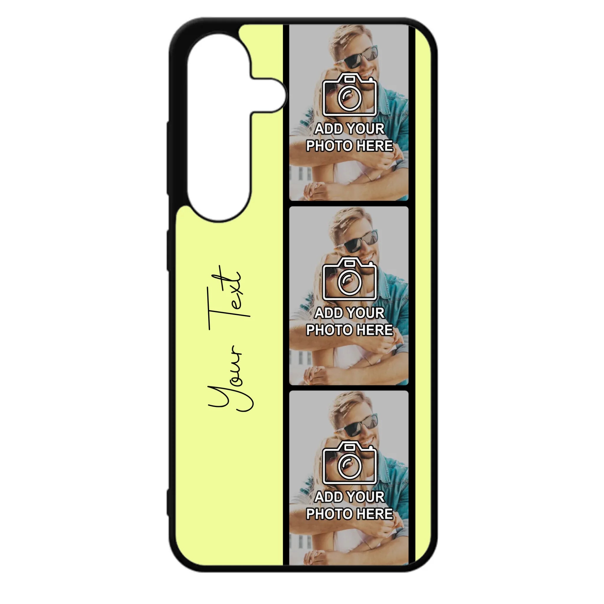 Custom photo film reel phone case in hand