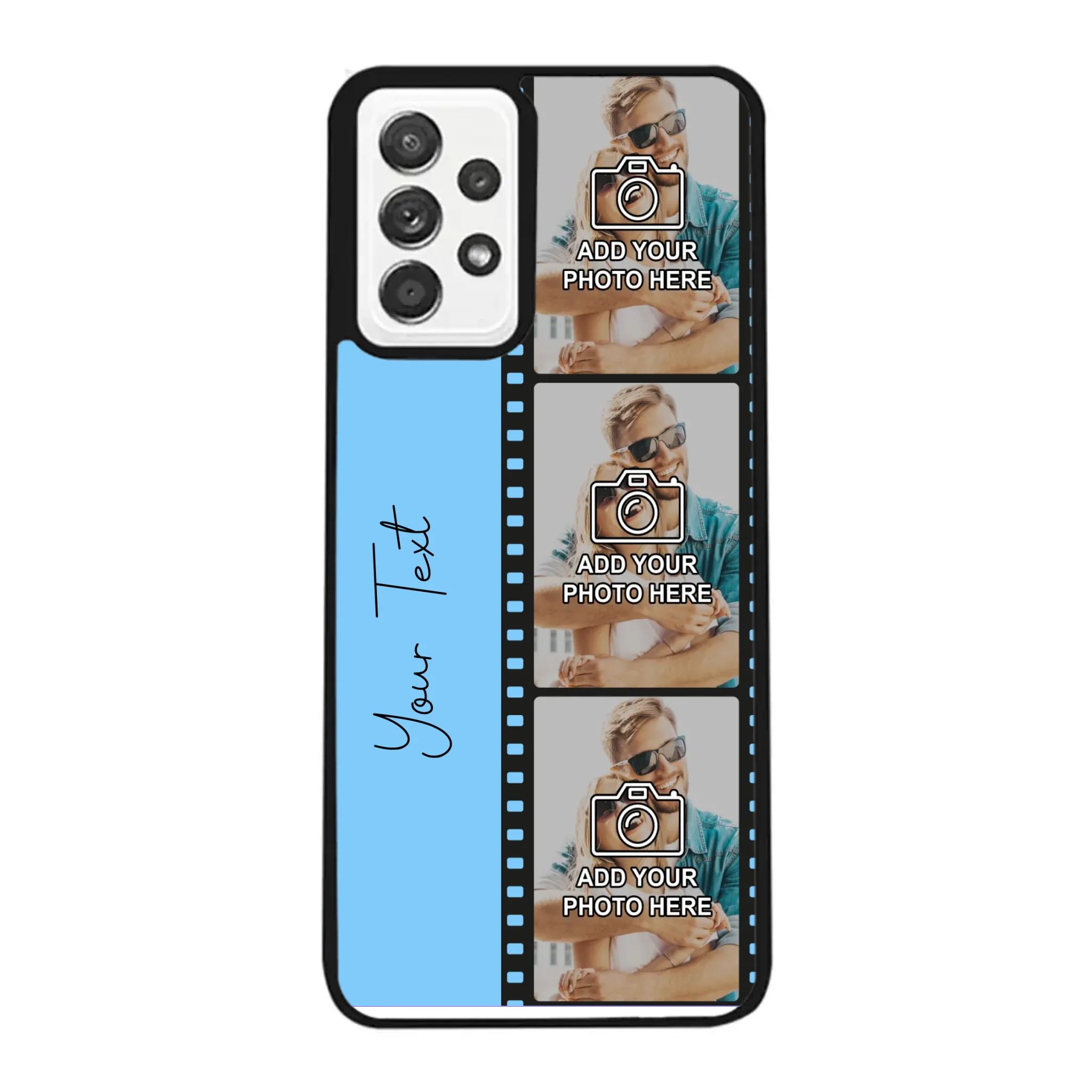 Custom Personalised Film Reel No.5 Rubber TPU Case for iPhone, Samsung & Pixel